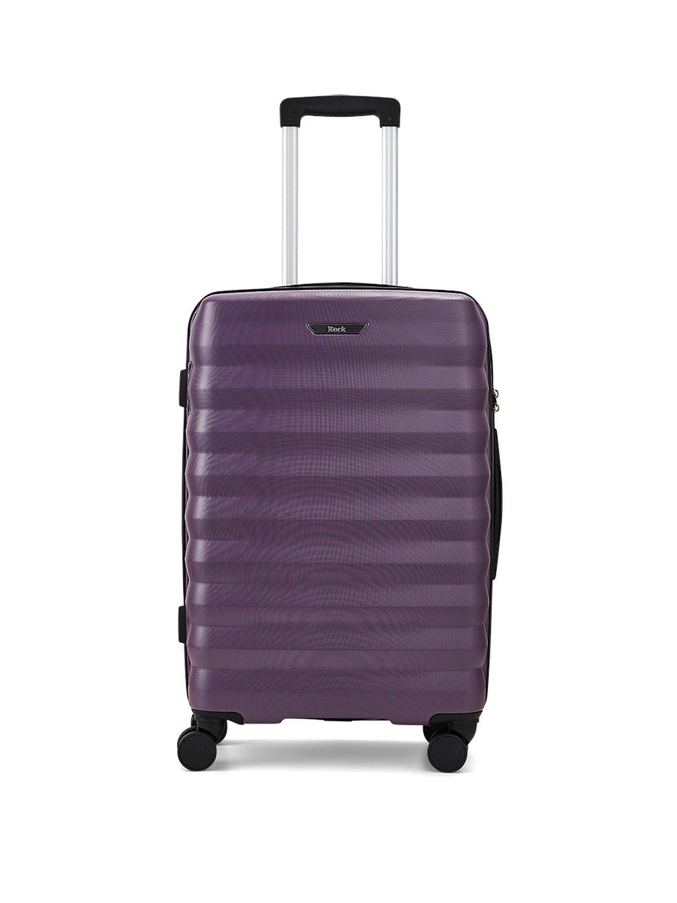 rock-luggage-berlin-8-wheel-hardshell-medium-suitcase-purplestillFront