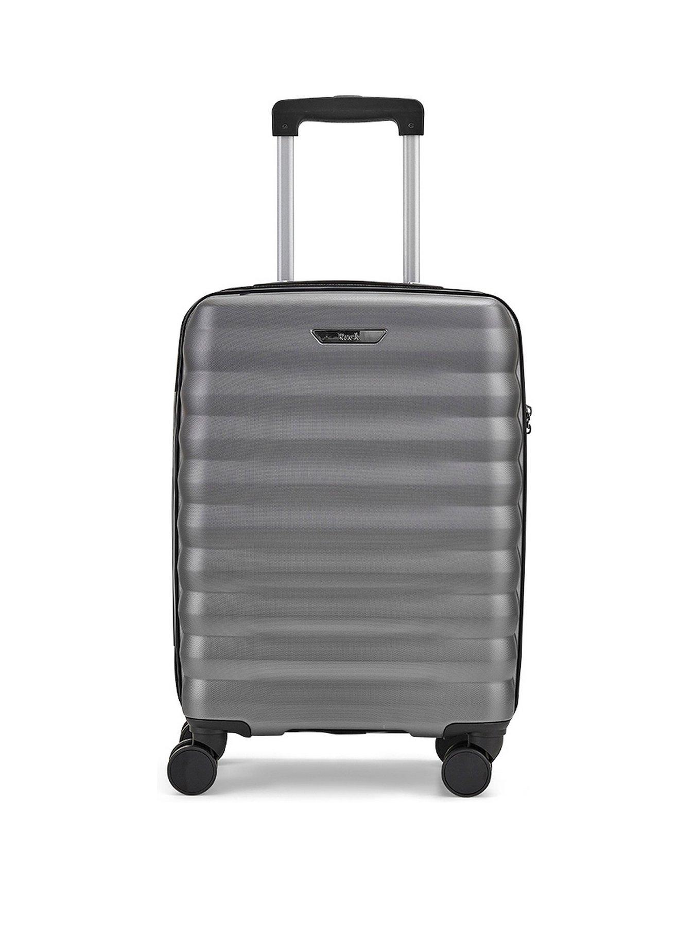 rock-luggage-berlin-8-wheel-hardshell-small-cabin-suitcase-charcoalstillFront