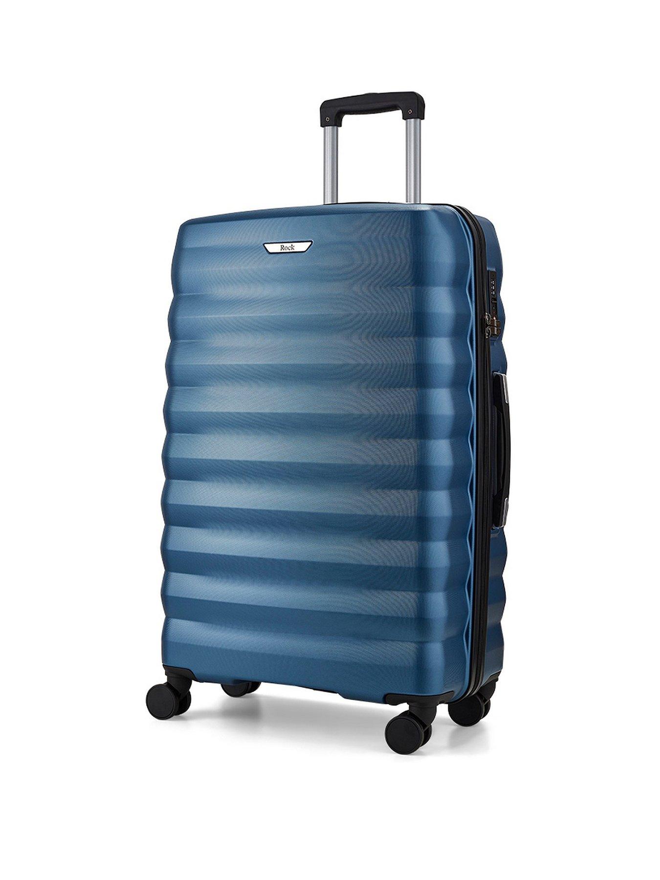 Image 1 of 5 of Rock Luggage Berlin 8 Wheel Hardshell Large Suitcase - Blue