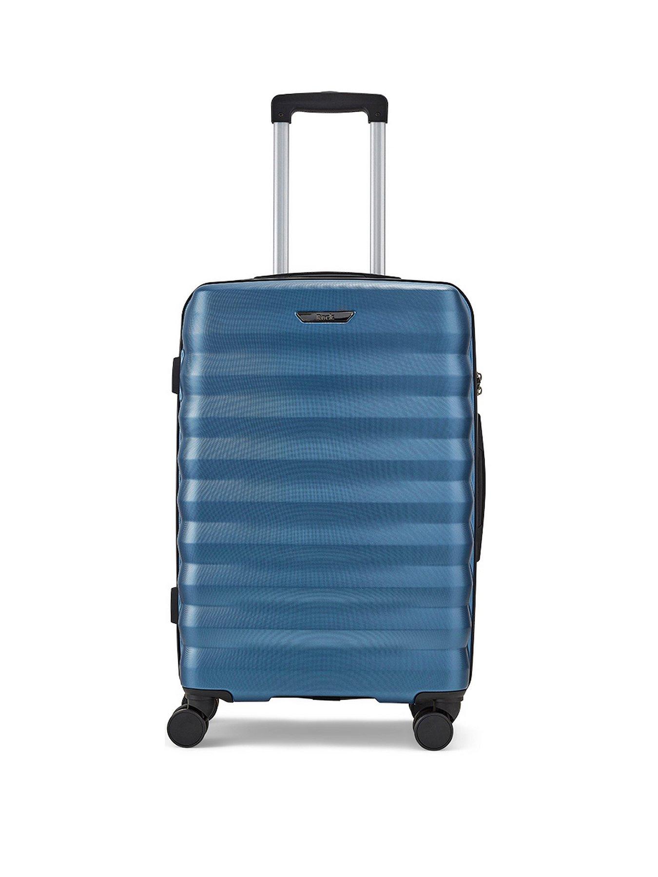 rock-luggage-berlin-8-wheel-hardshell-medium-suitcase-bluestillFront