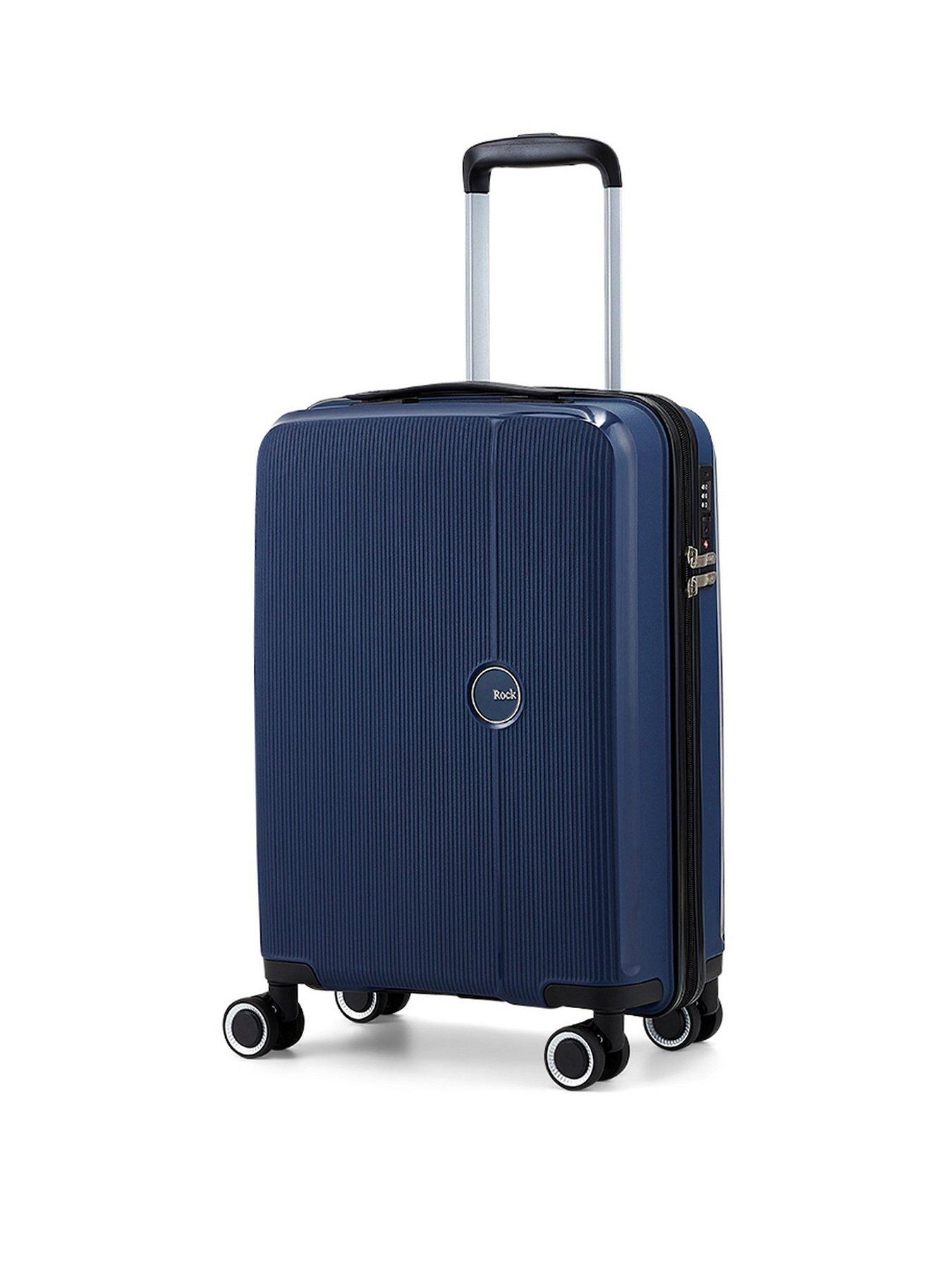 rock-luggage-hudson-8-wheel-pp-hardshell-small-cabin-suitcase-navy