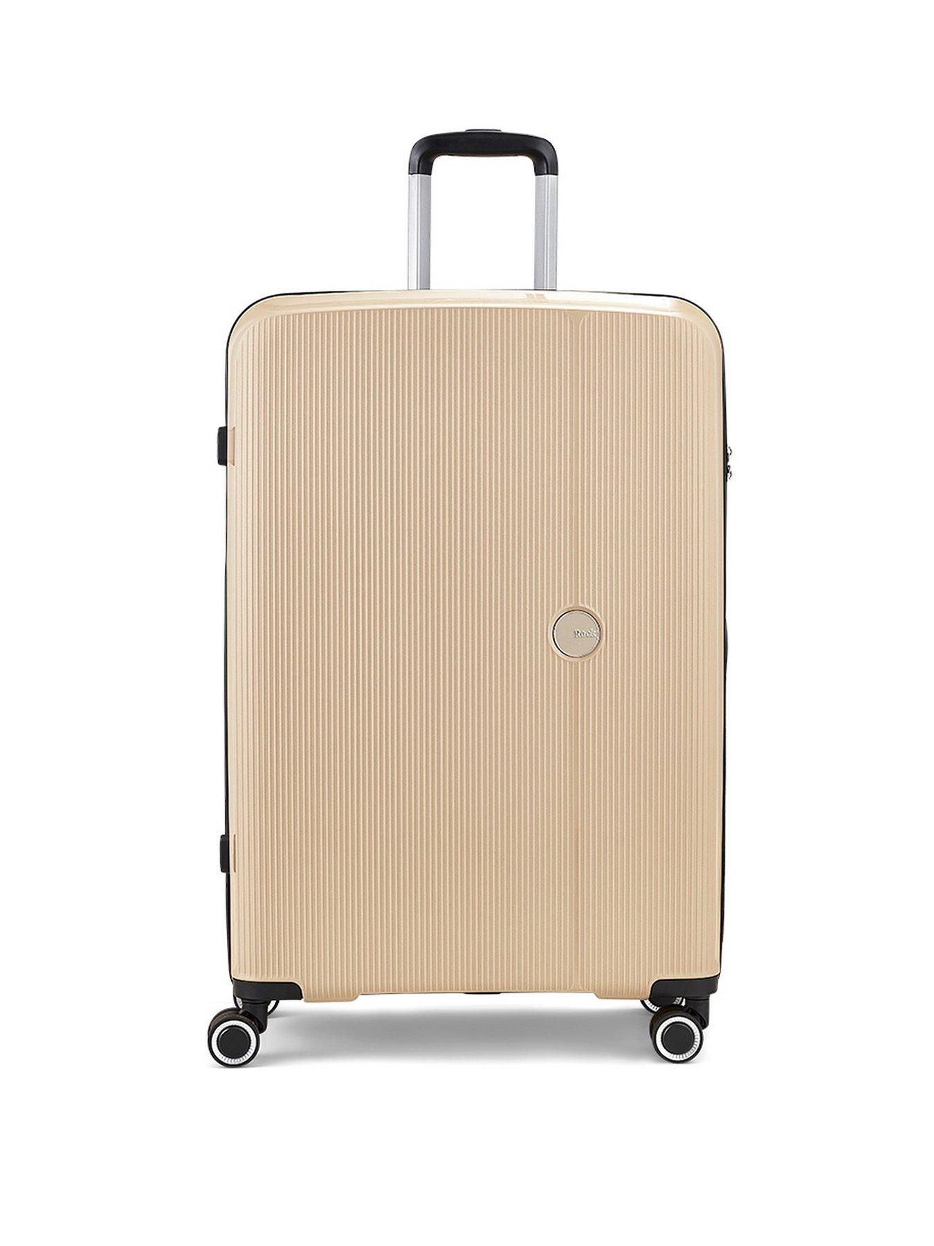 rock-luggage-hudson-8-wheel-pp-hardshell-large-suitcase-champagnestillFront