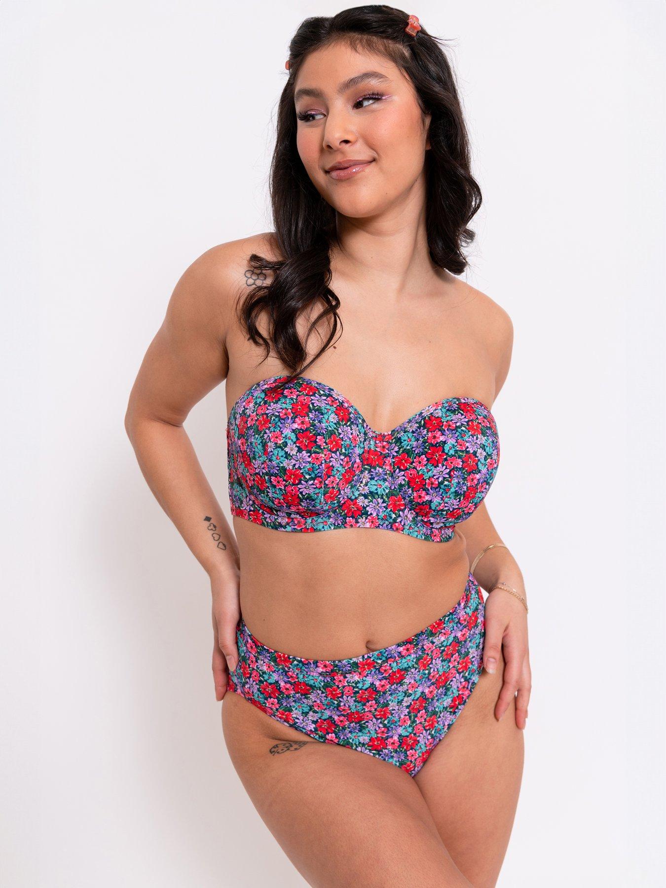 curvy-kate-kitsch-kate-floral-print-bandeau-bikini-top-multioutfit