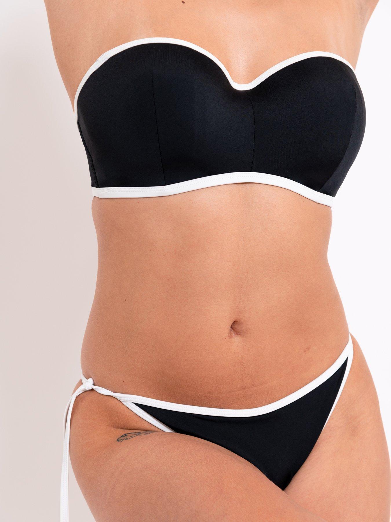 curvy-kate-curvy-kate-minimalist-bandeau-bikini-top-blackwhiteoutfit