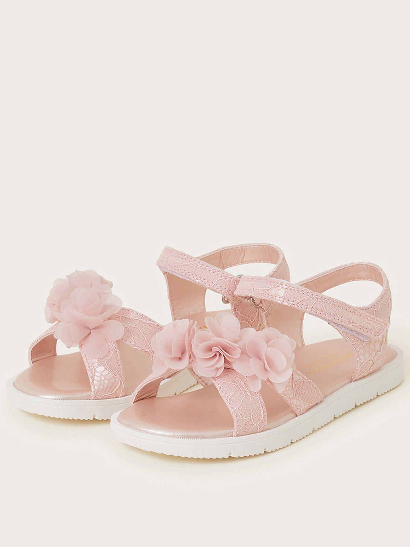 monsoon-girls-lace-corsage-sandals-pink