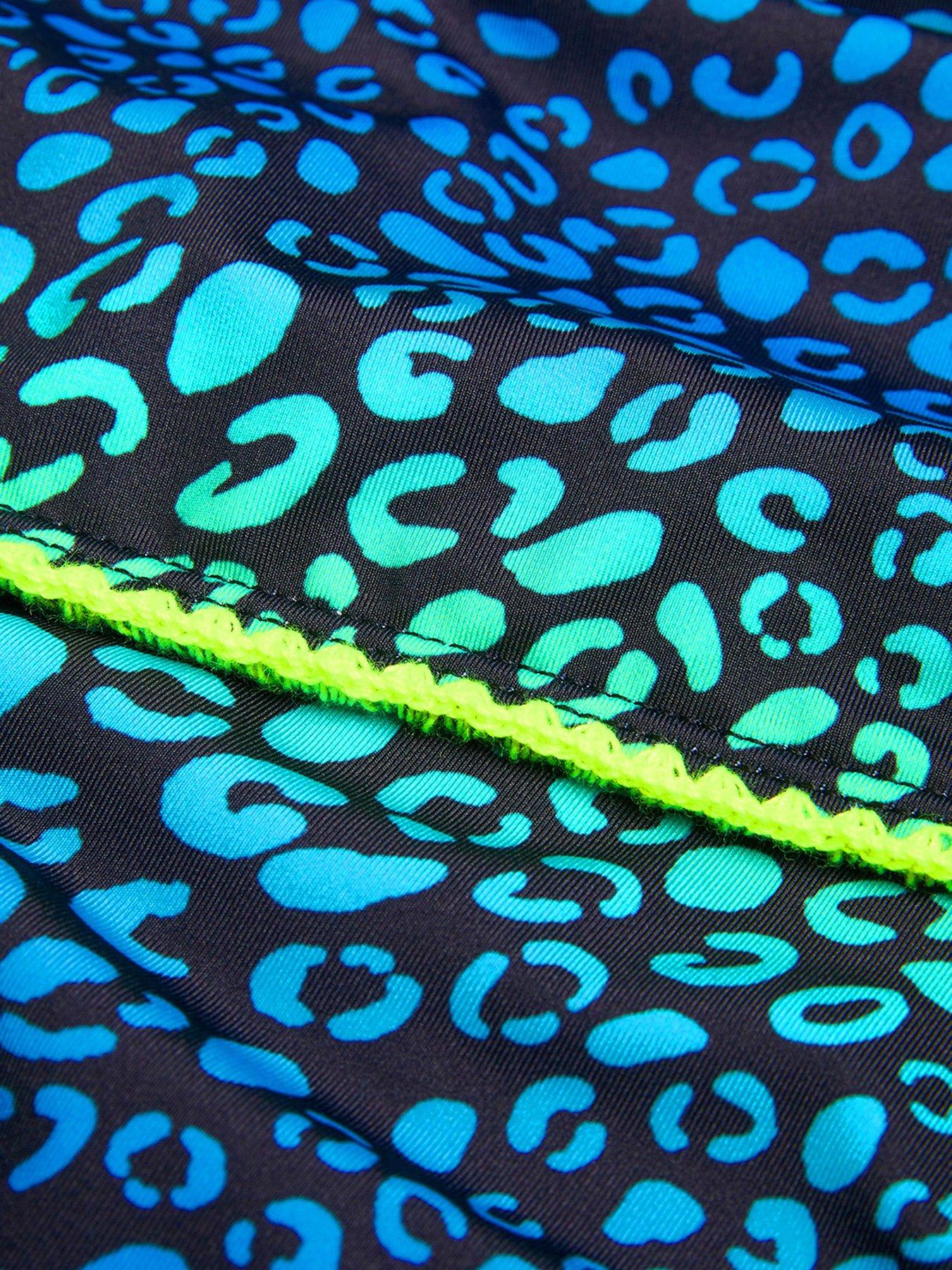 Image 3 of 3 of Monsoon Girls Storm Leopard Bikini - Green