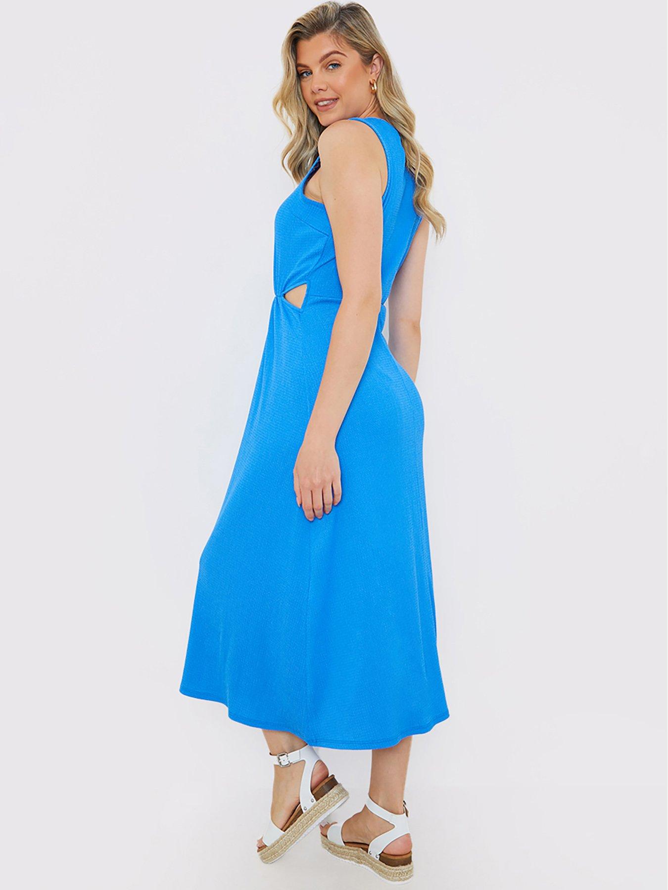 in-the-style-jac-jossa-textured-cut-out-racer-neck-midi-dress-bluestillFront