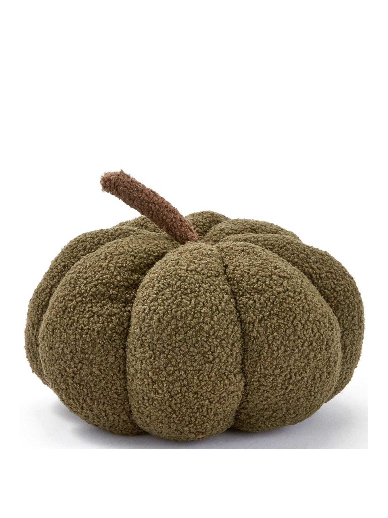 very-home-medium-pumpkin-cushion-greenstillFront