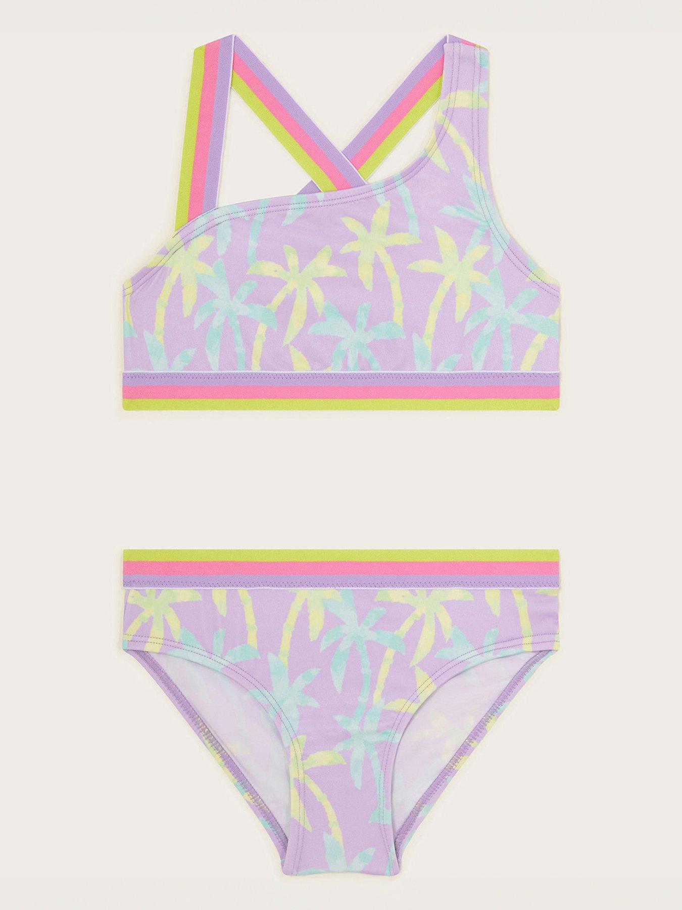 Image 1 of 3 of Monsoon Girls Palm Bikini - Lilac