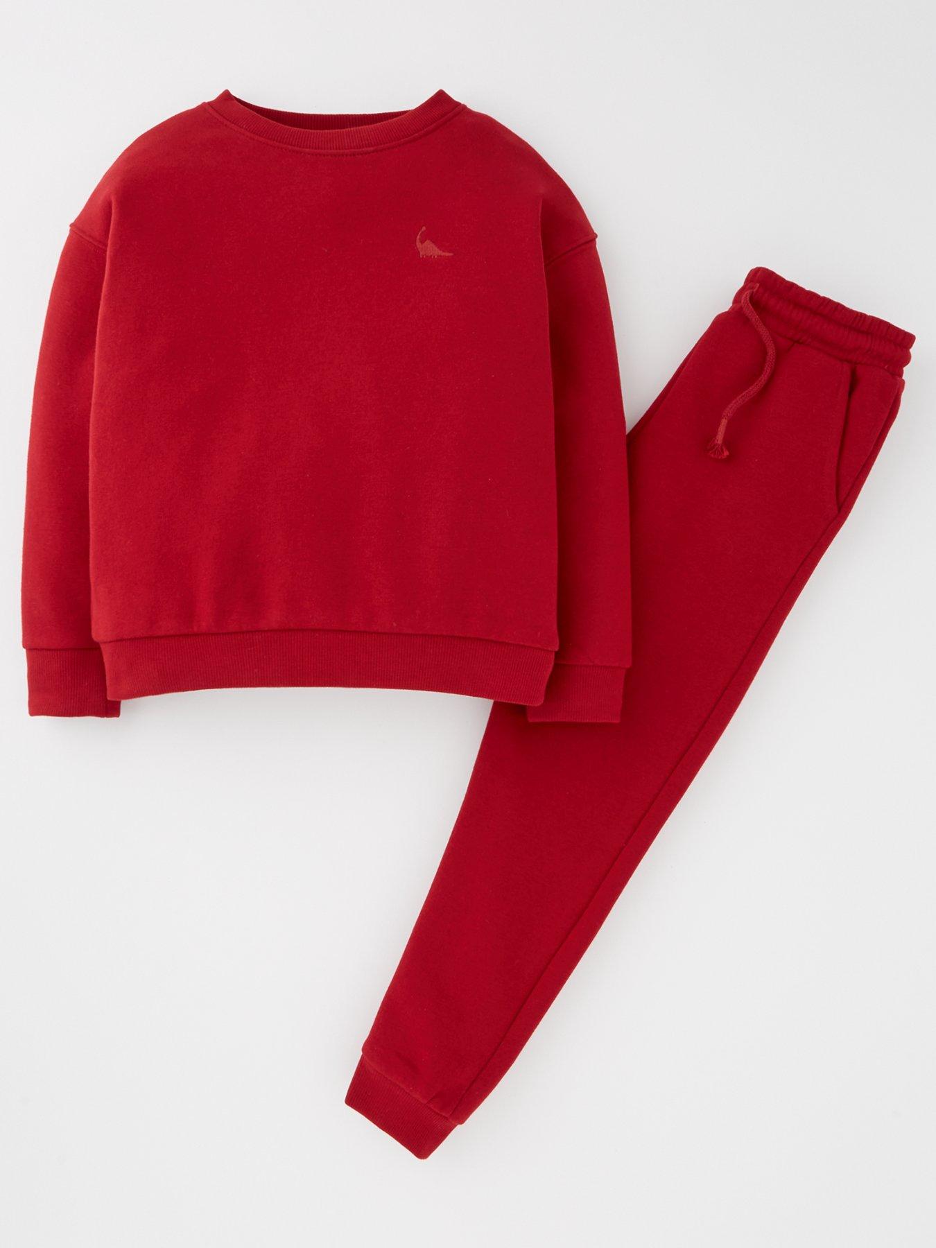 everyday-boys-long-sleeve-burgundy-sweat-top-and-jogger-set