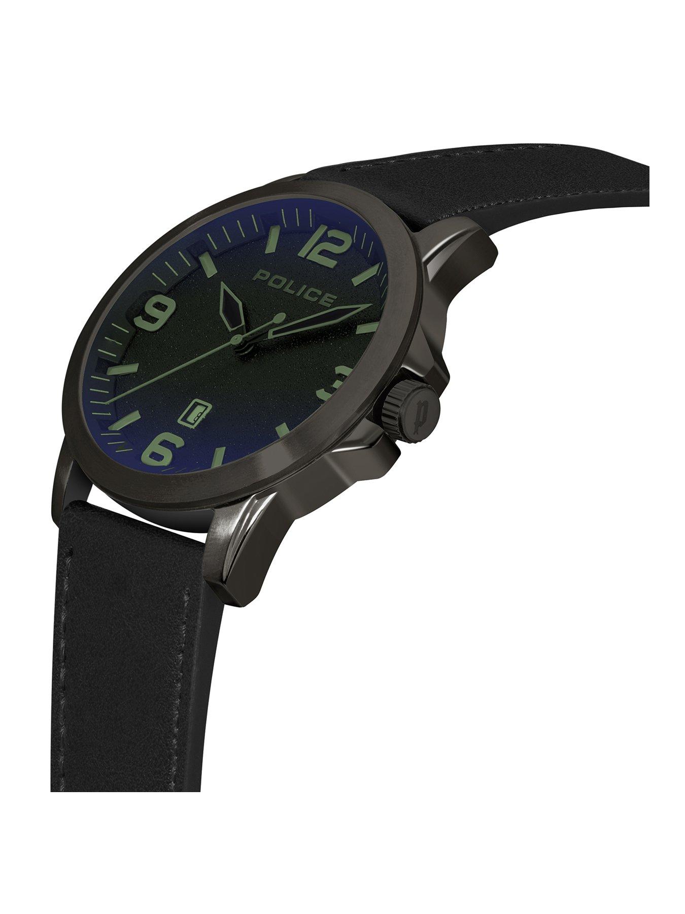 police-police-cliff-gun-black-leather-strap-watchstillFront