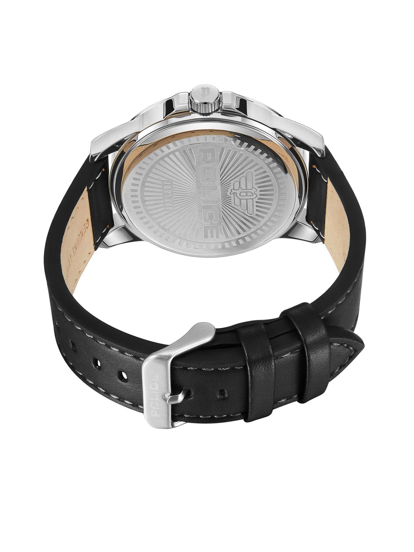 police-police-cliff-stainless-steel-black-leather-strap-watchback