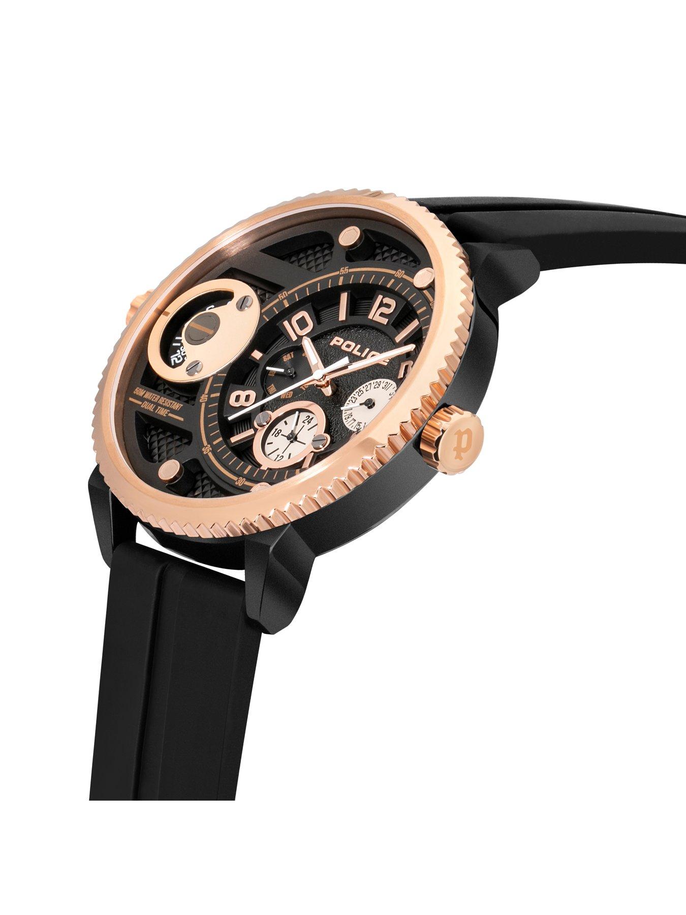 police-police-ray-blackrgp-multi-dial-black-sili-strap-watchstillFront
