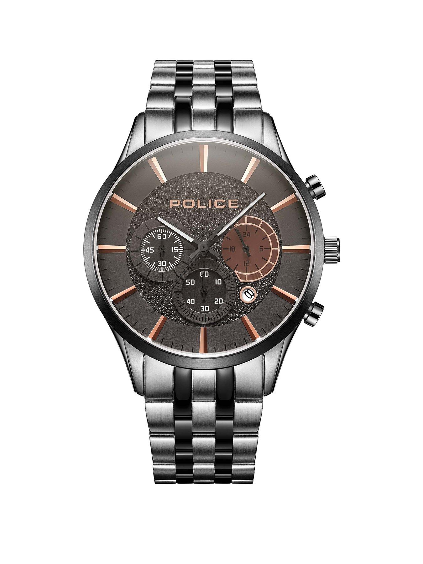 Police Police Cage Gun Chrono Blt Watch