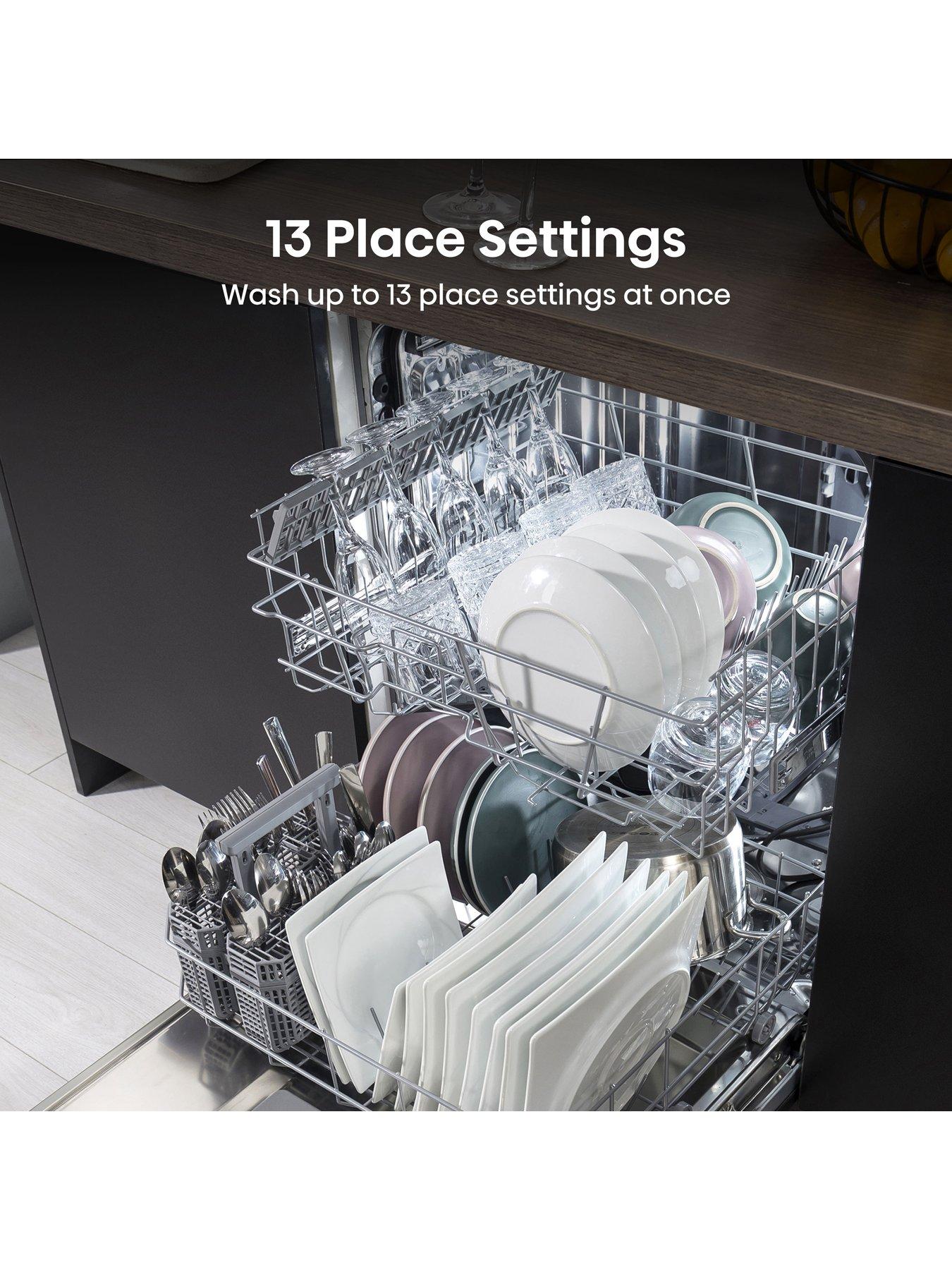 hisense-hv642e90uk-fullsize-13-place-settings-fully-integrated-15-minute-quick-wash-dishwasherstillFront