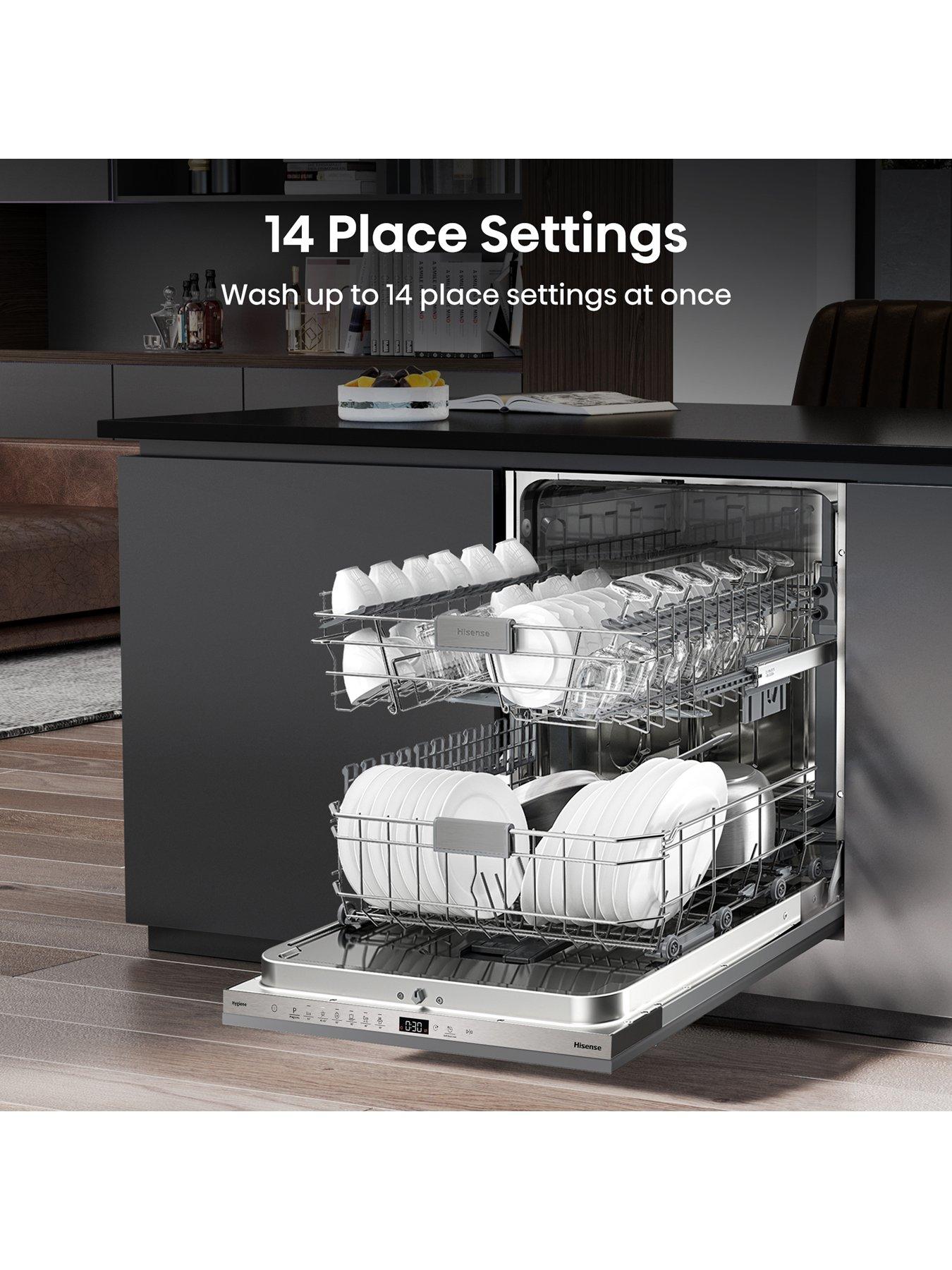 hisense-hv642c60uk-fullsize-14-place-settings-fully-integrated-15-minute-quick-wash-dishwasherstillFront