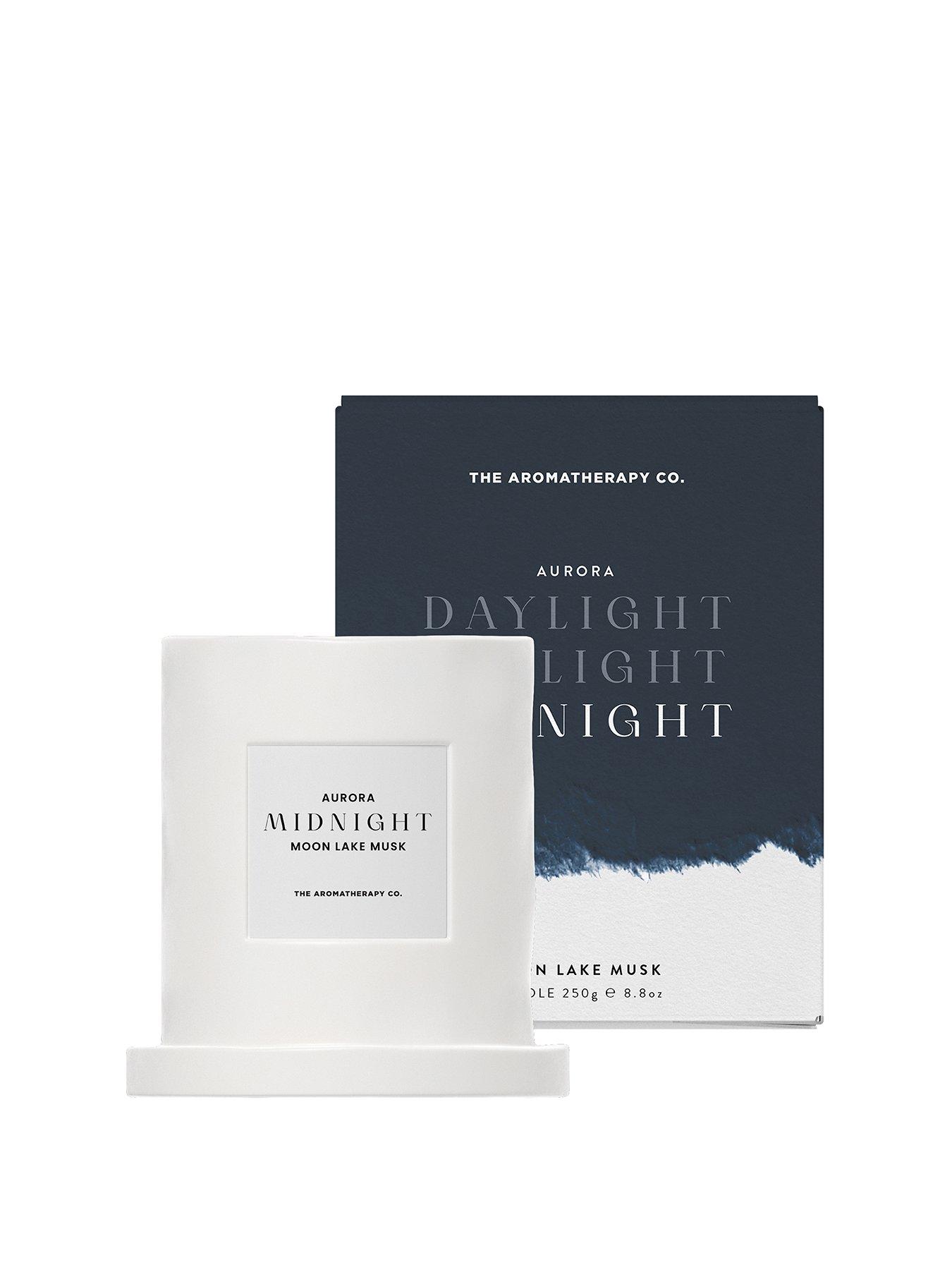 undefined Aurora Midnight Ceramic Candle Moon Lake Musk
