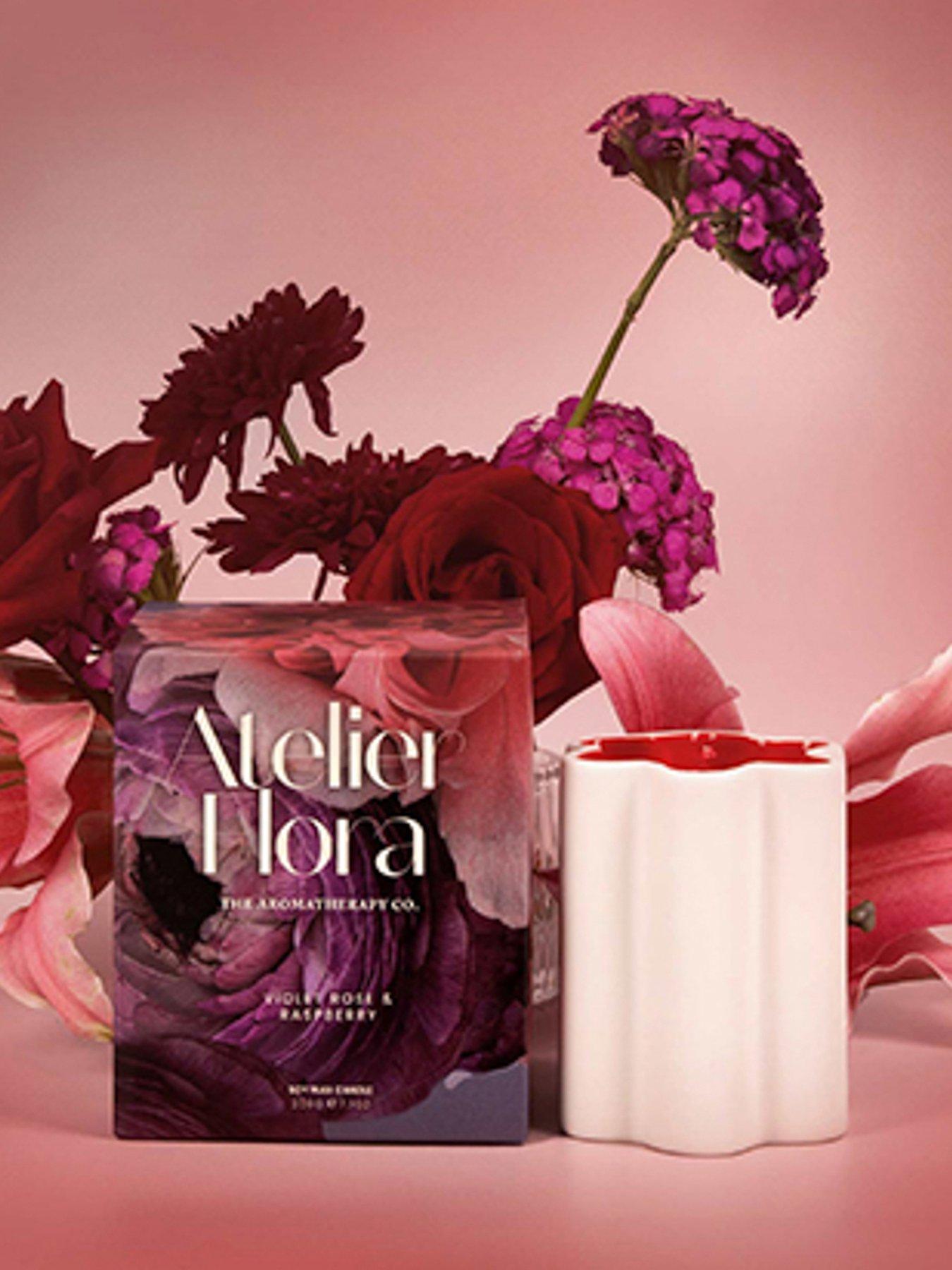 undefined Atelier Flora Candle - Violet Rose  &  Raspberry