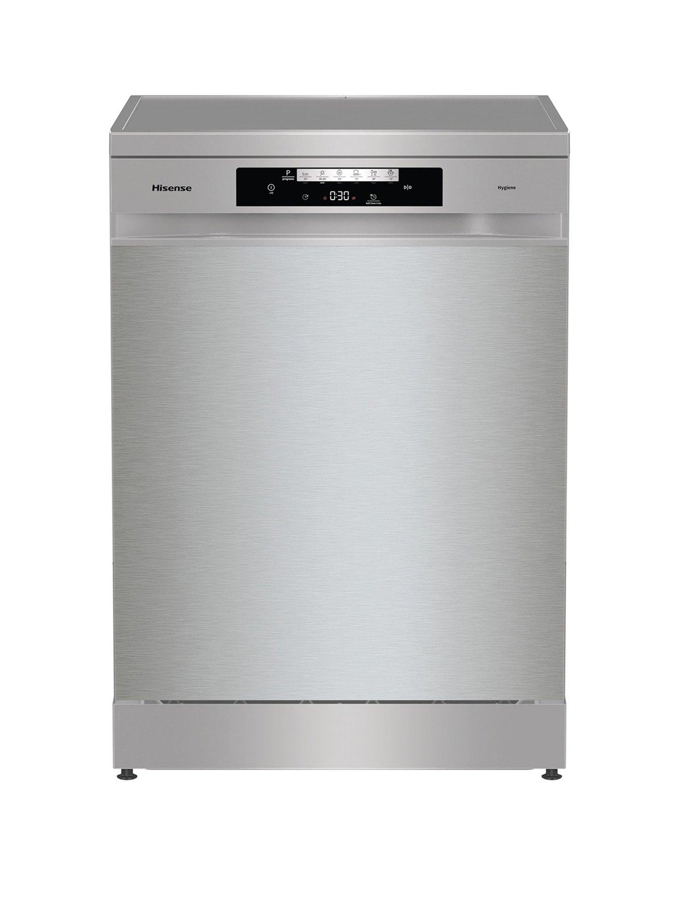 hisense-hs642d90xuk-fullsize-14-place-settings-15-minute-quick-wash-dishwasher-stainless-steel