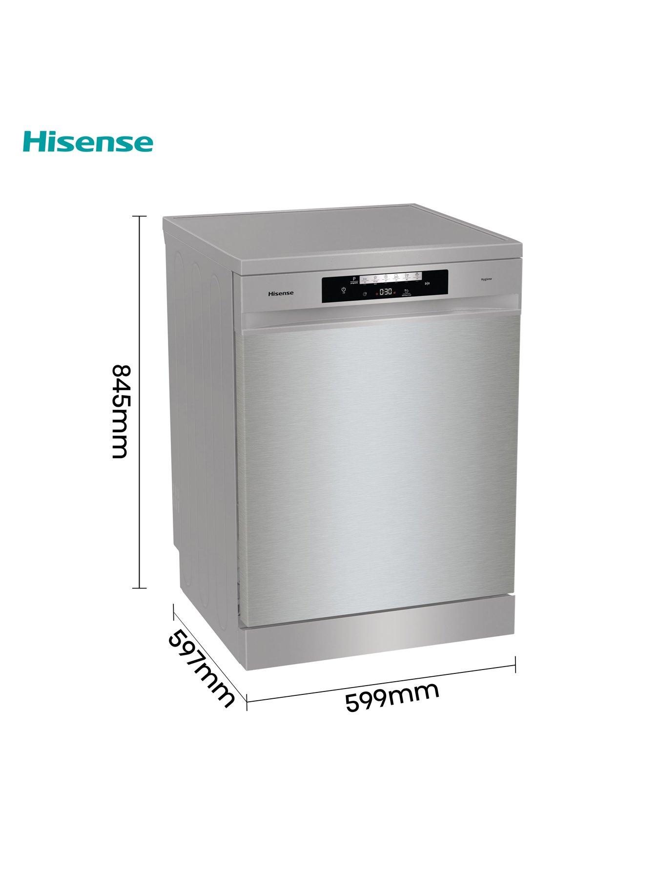 Image 5 of 7 of Hisense HS642D90XUK Fullsize 14-Place Settings 15-Minute Quick Wash Dishwasher - Stainless Steel