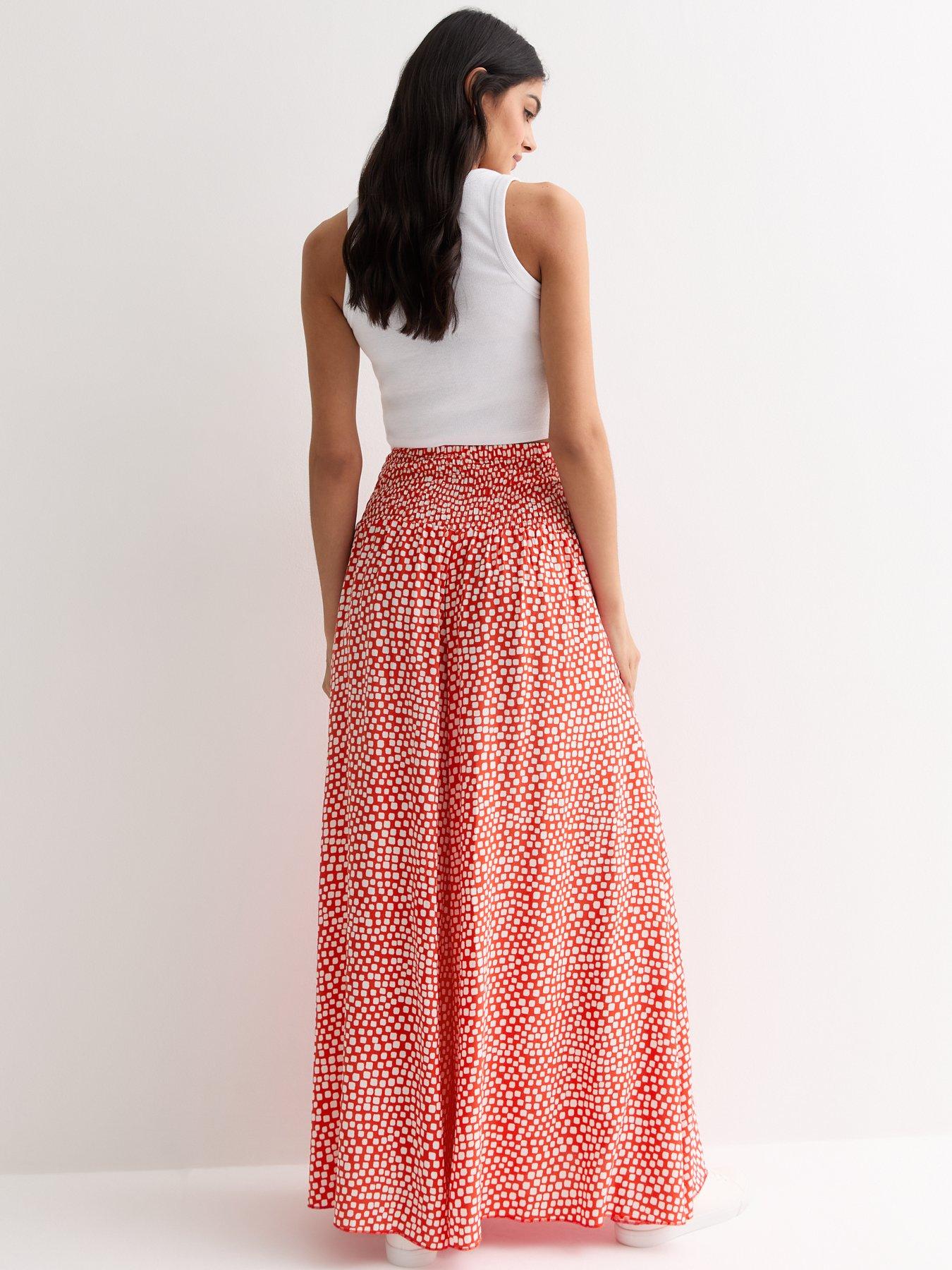 new-look-red-square-print-shirred-wide-leg-trousersstillFront