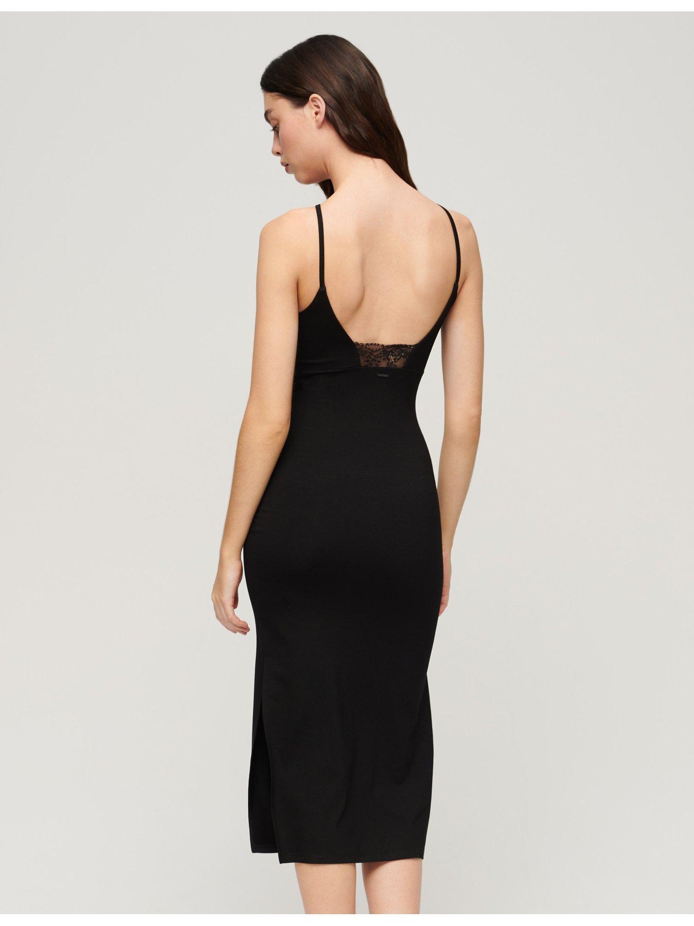 superdry-jersey-lace-back-midi-dress-blackstillFront