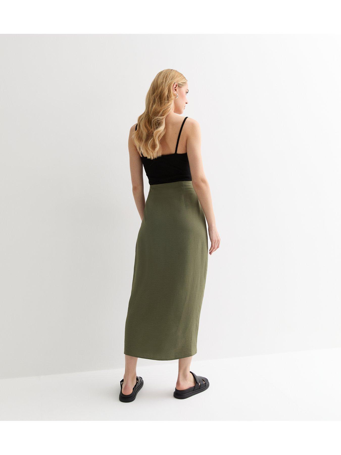 new-look-khaki-sarong-midi-skirtstillFront