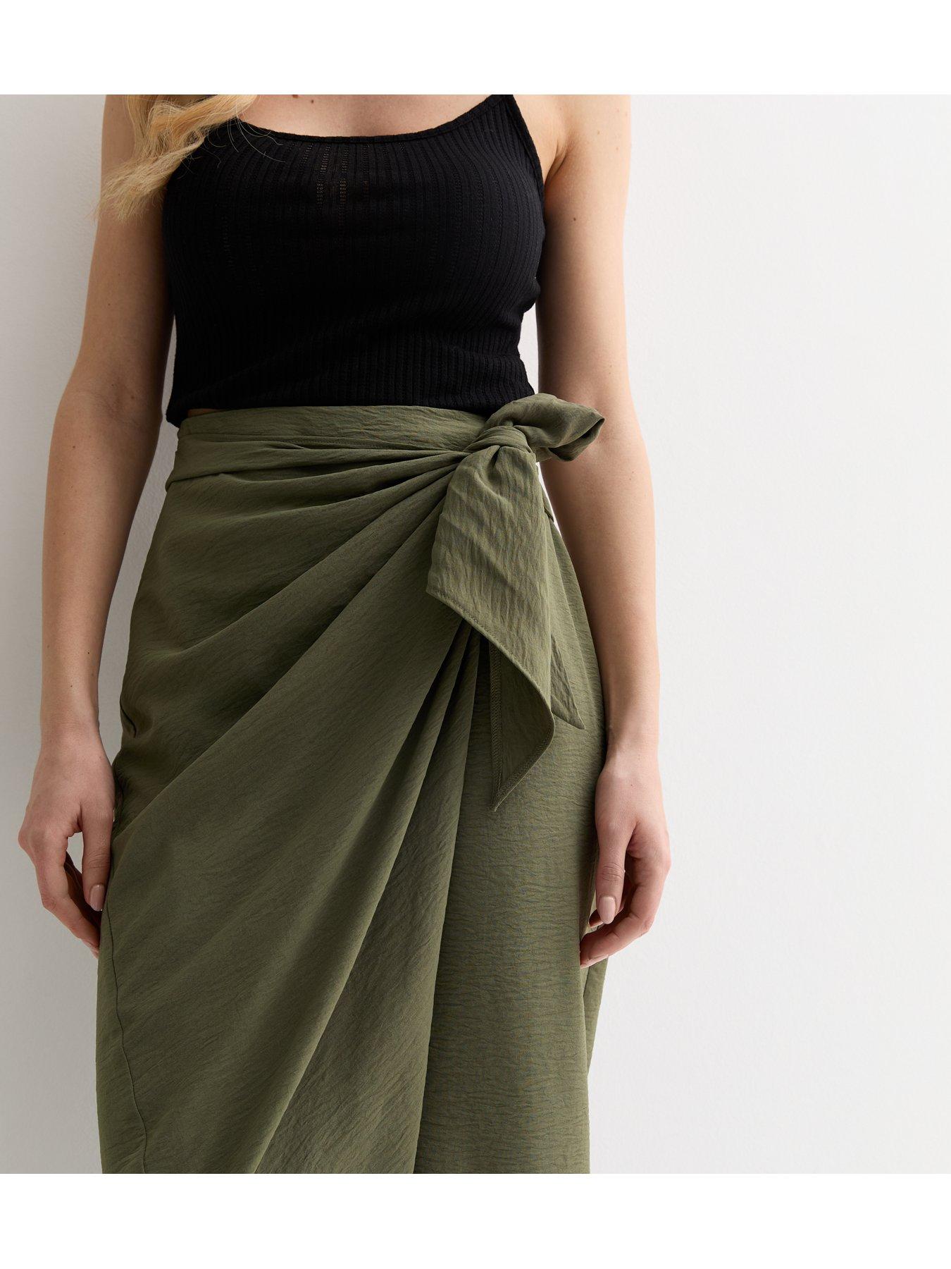 new-look-khaki-sarong-midi-skirtoutfit