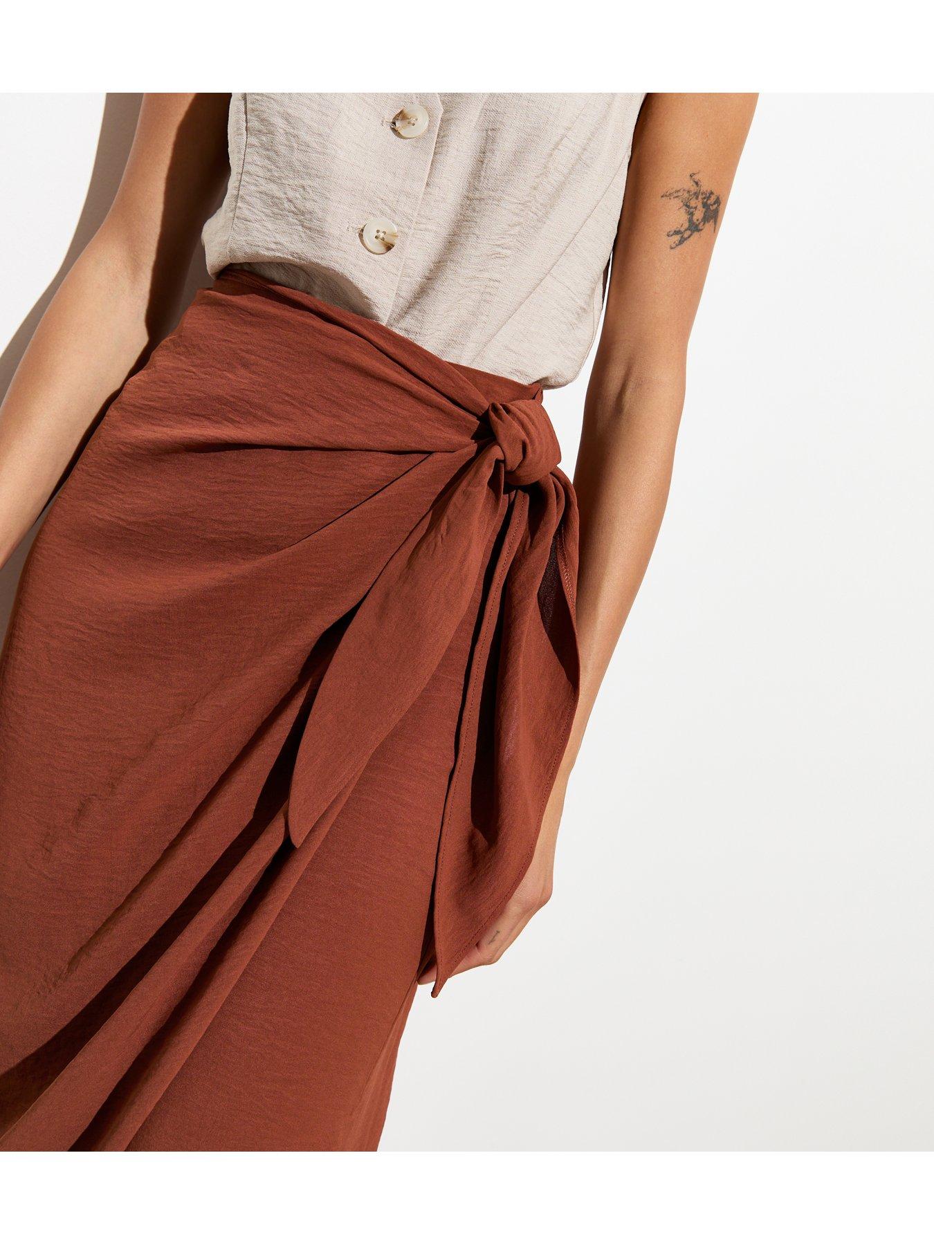 new-look-rust-sarong-midi-skirtoutfit