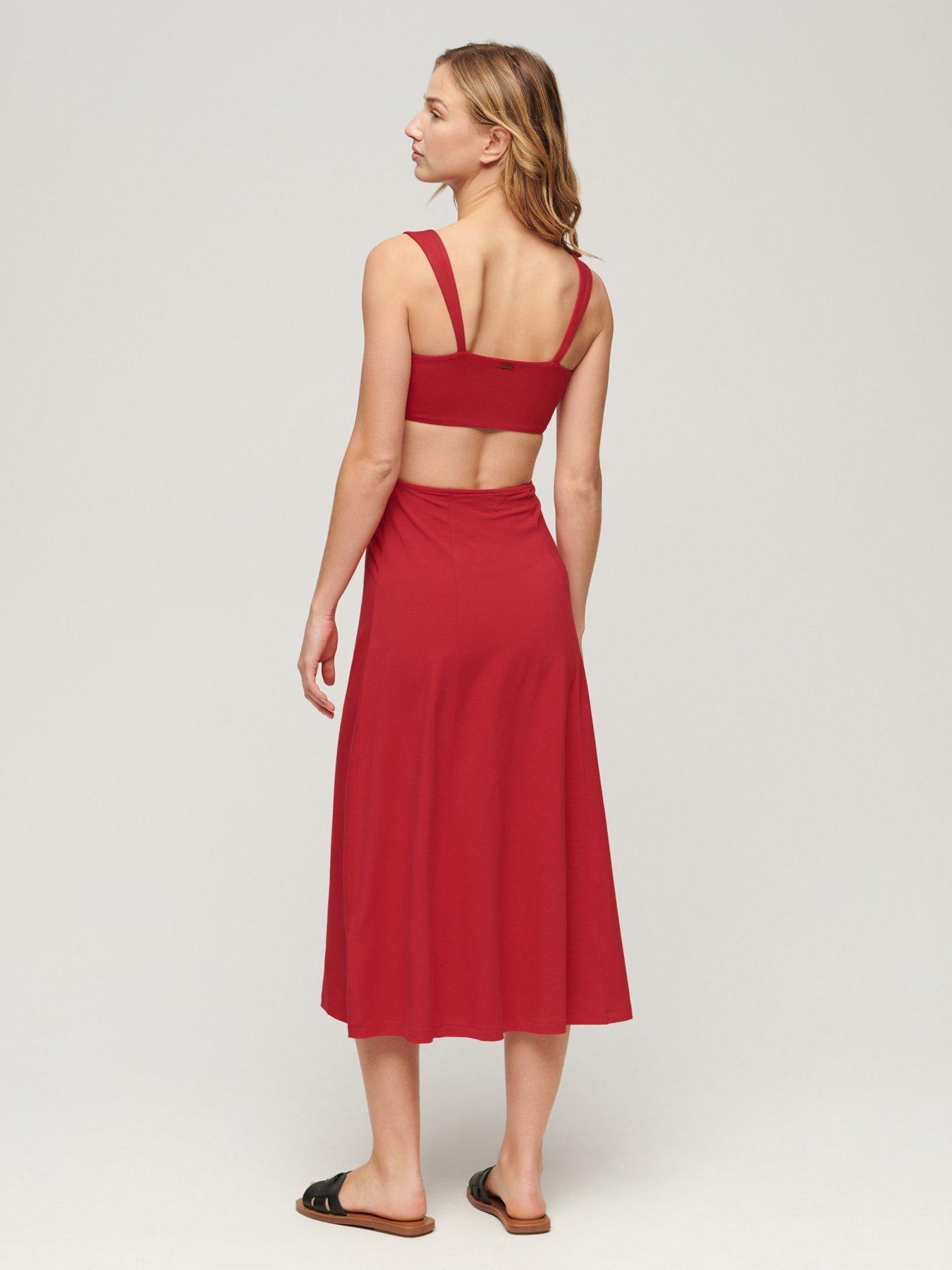 superdry-jersey-cutout-midi-dress-redstillFront