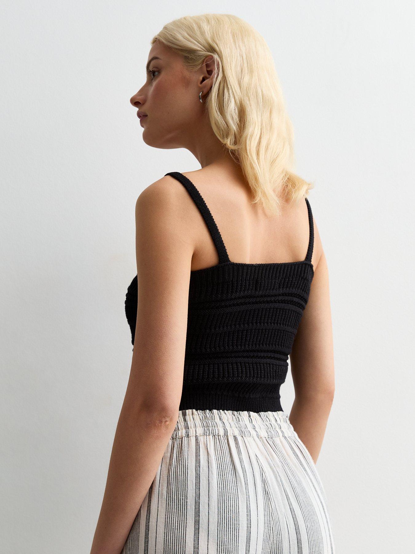 new-look-black-stitch-knit-strappy-veststillFront