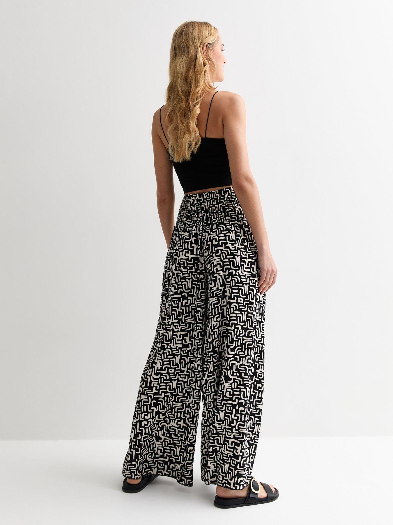 new-look-black-abstract-print-wide-leg-trousersstillFront