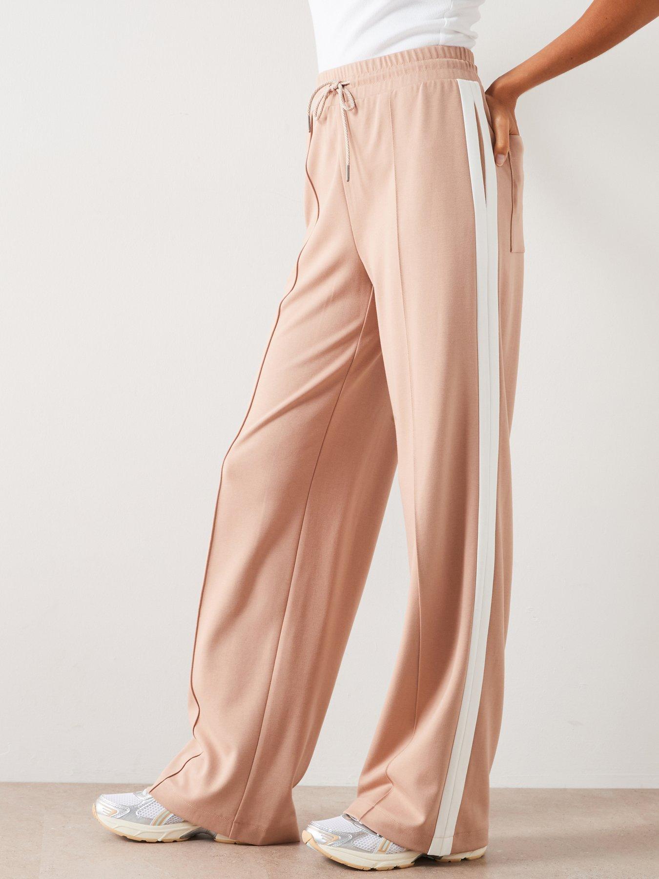 v-by-very-side-stripe-trousers-light-brownfront