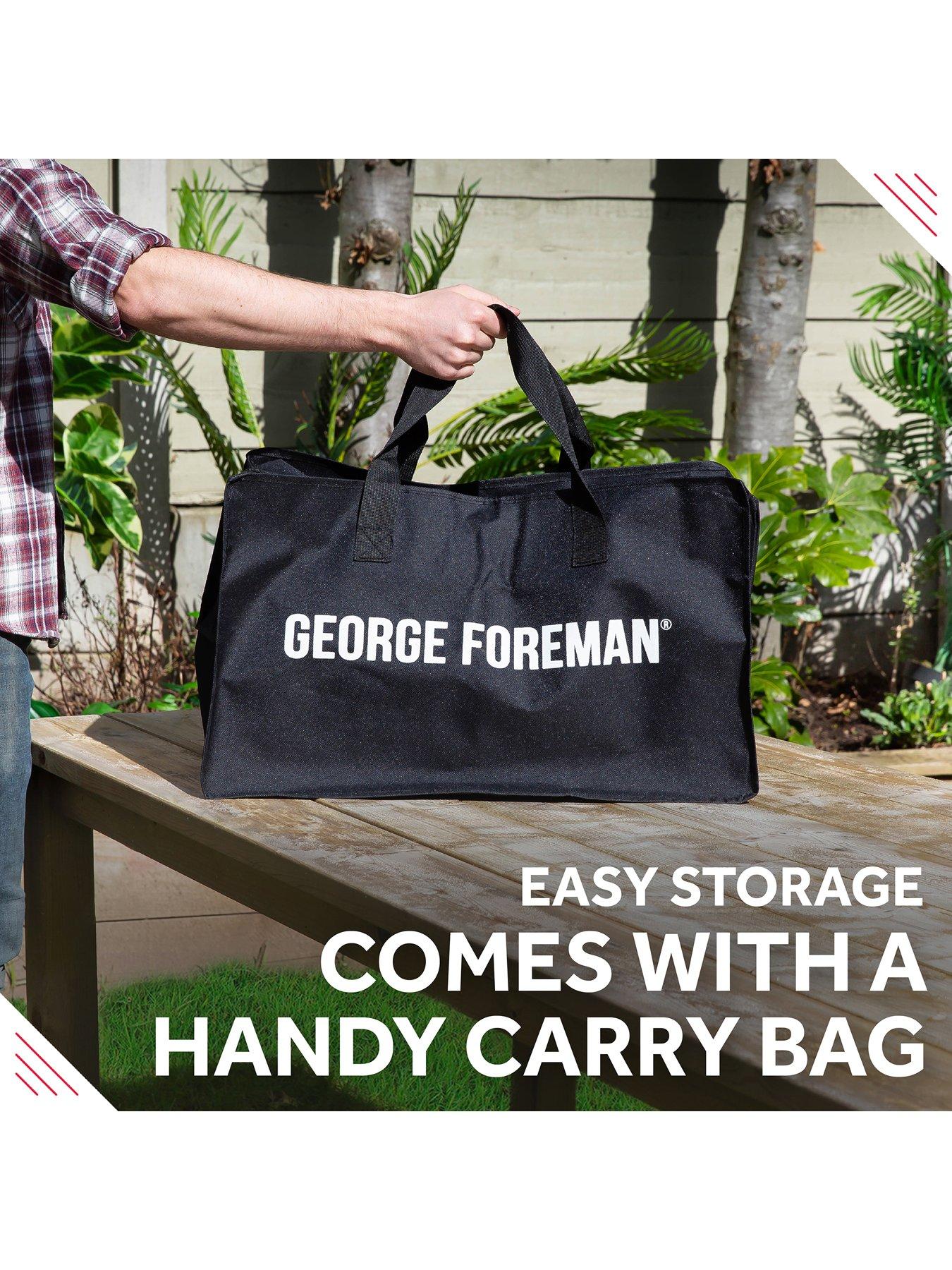 Image 6 of 7 of George Foreman On-The-Go Portable Charcoal BBQ - Black