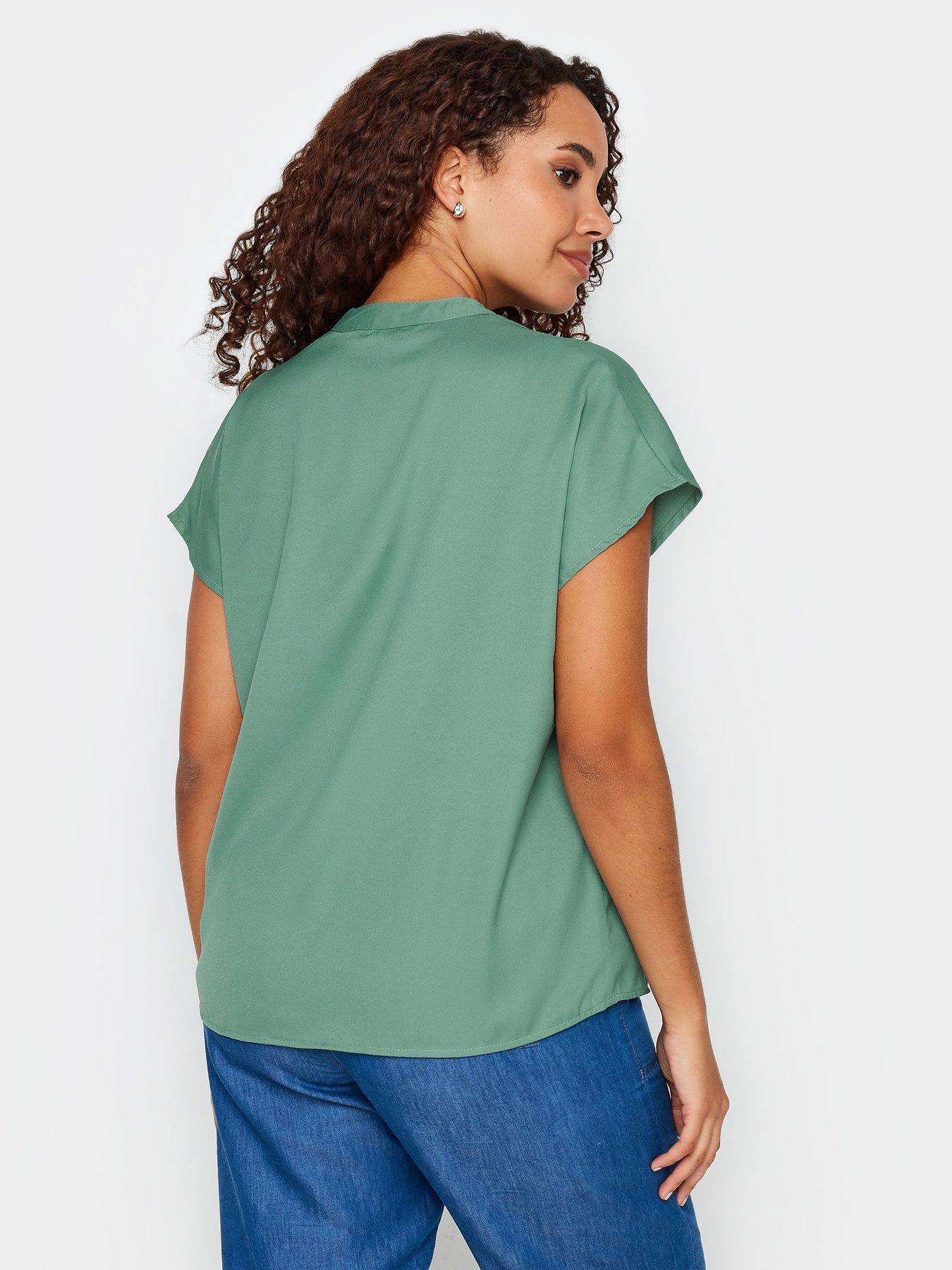 mco-green-grown-on-short-sleeve-blousestillFront