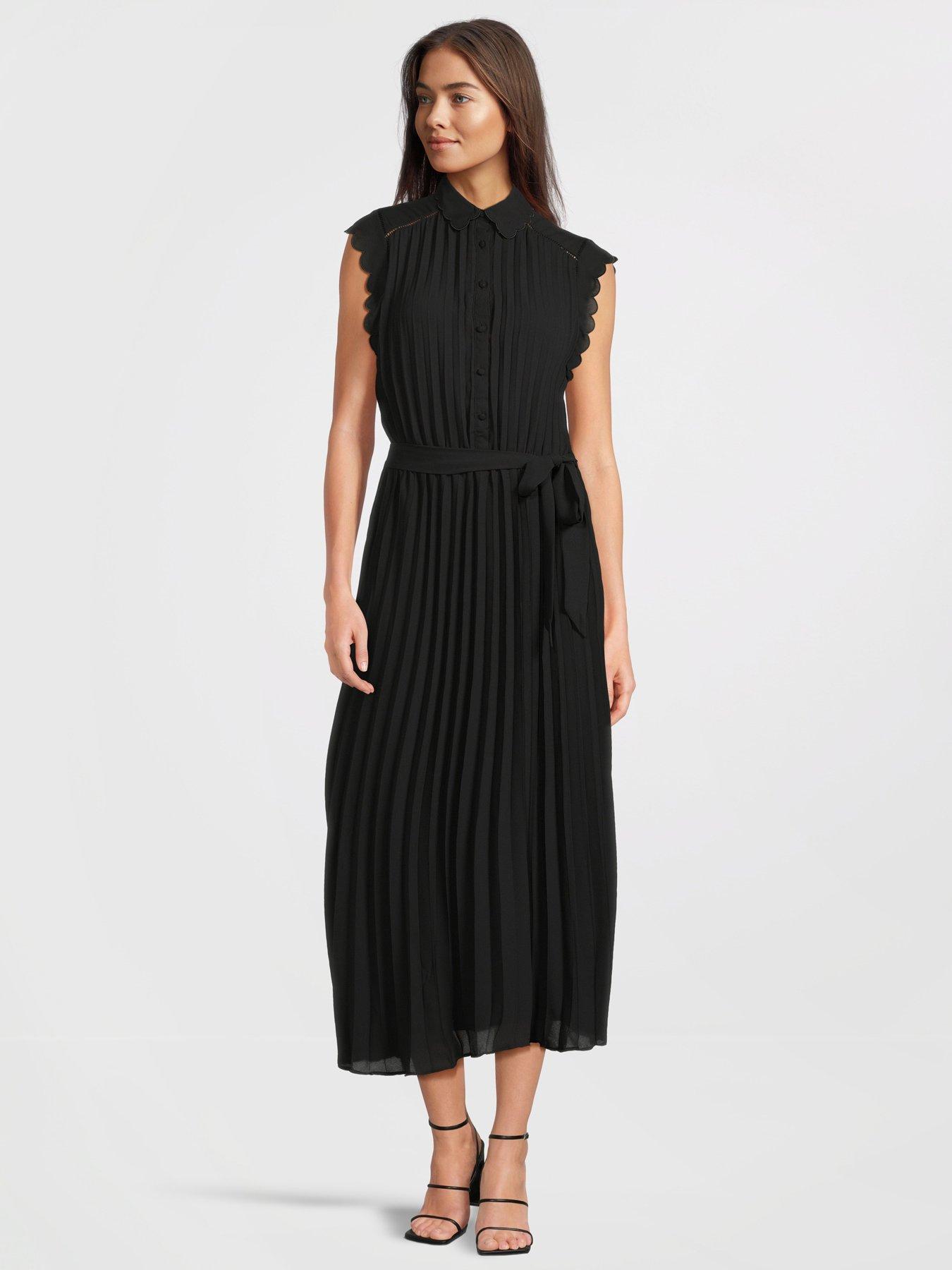 love-roses-sleeveless-pleated-midi-shirt-dress-black