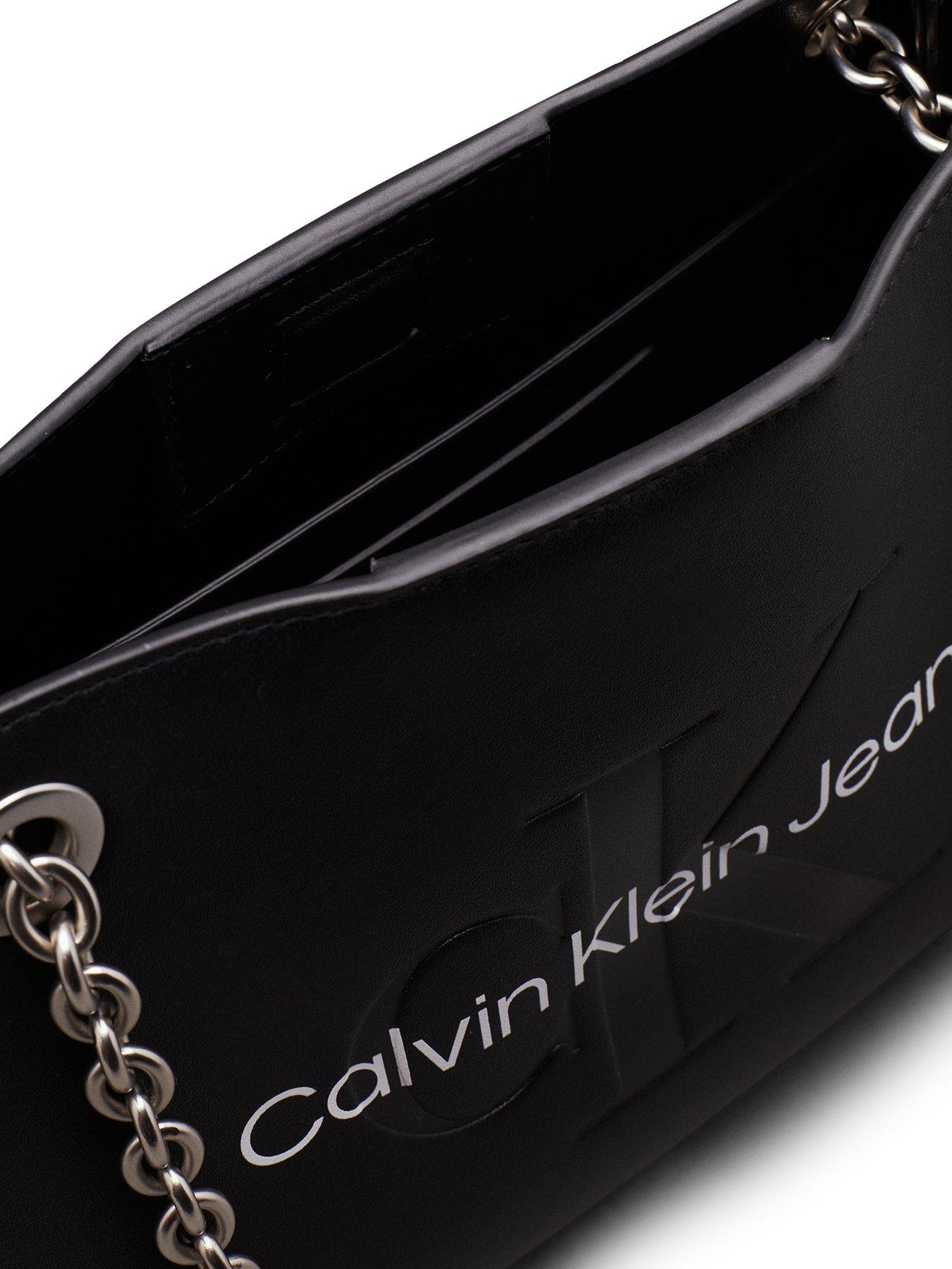 calvin-klein-jeans-logo-sculpted-shoulder-bag-blackstillFront