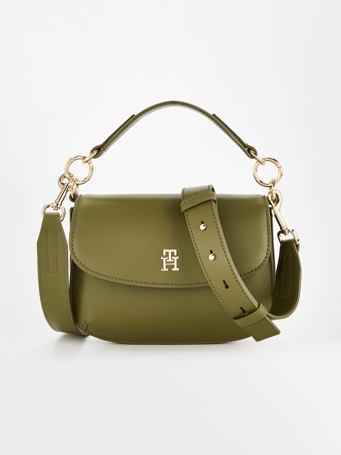 Olive green shoulder bag sale