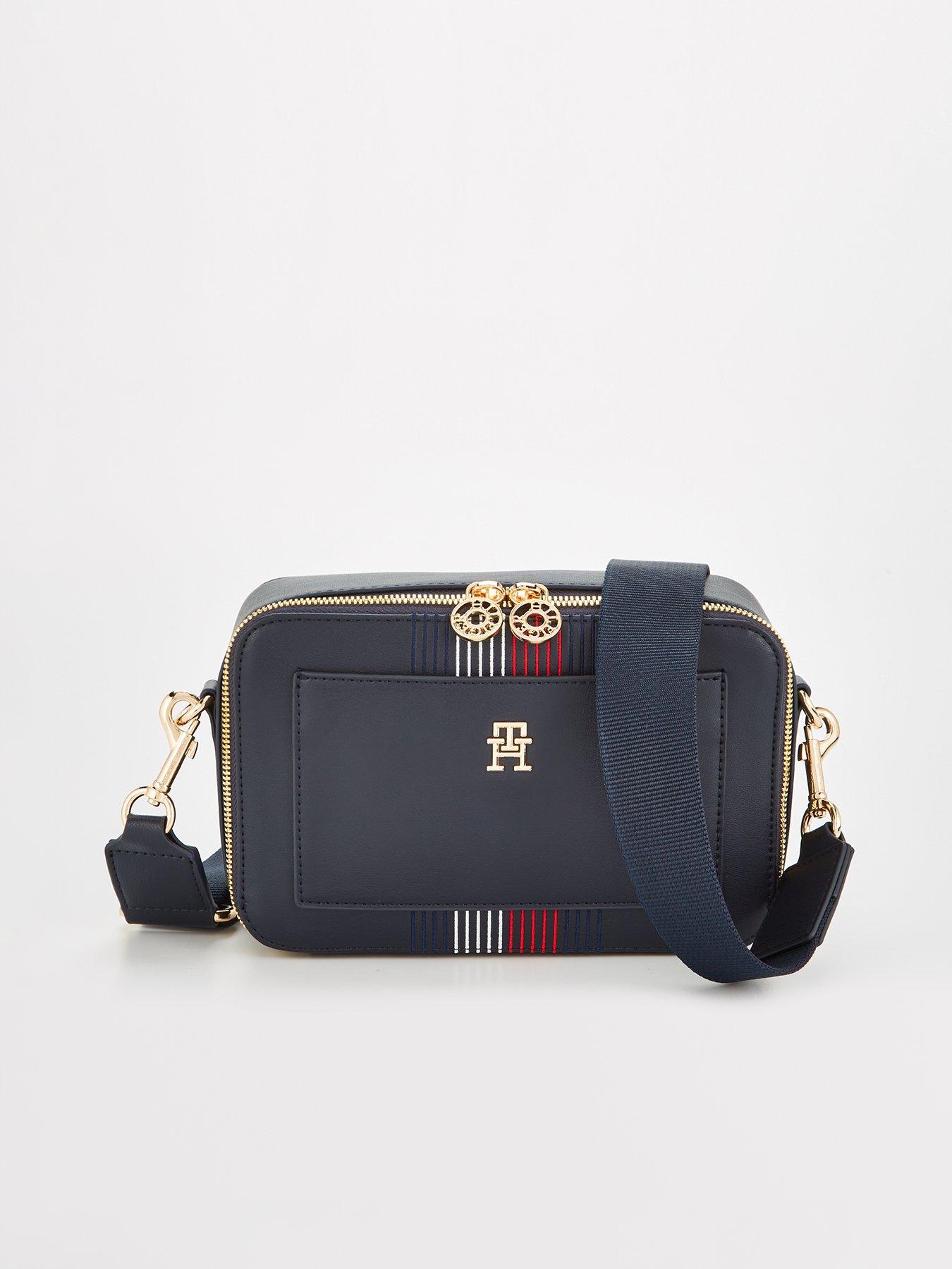 tommy-hilfiger-monogram-logo-stripe-detailed-camera-bag-blue