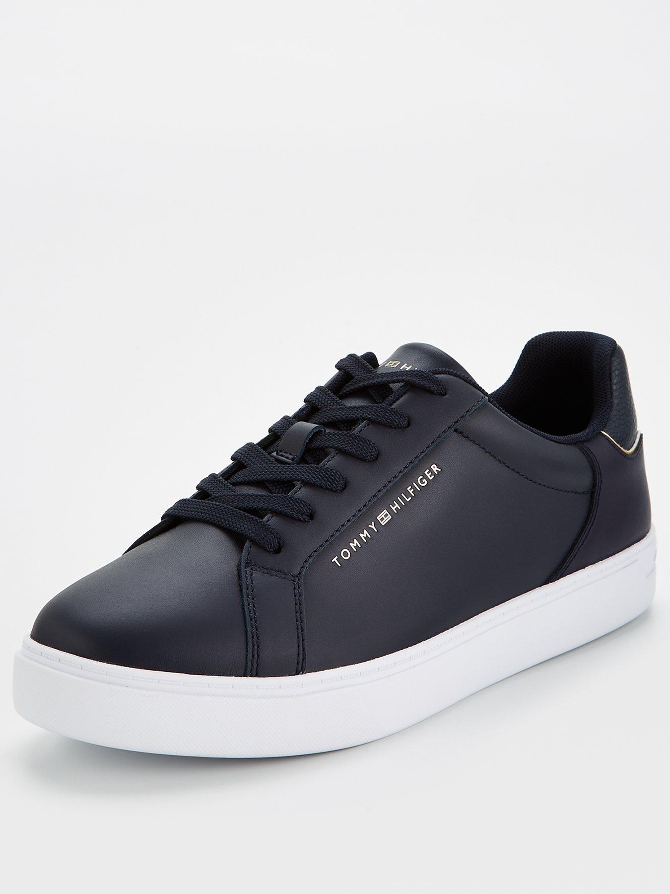 tommy-hilfiger-leather-court-trainer-navystillFront