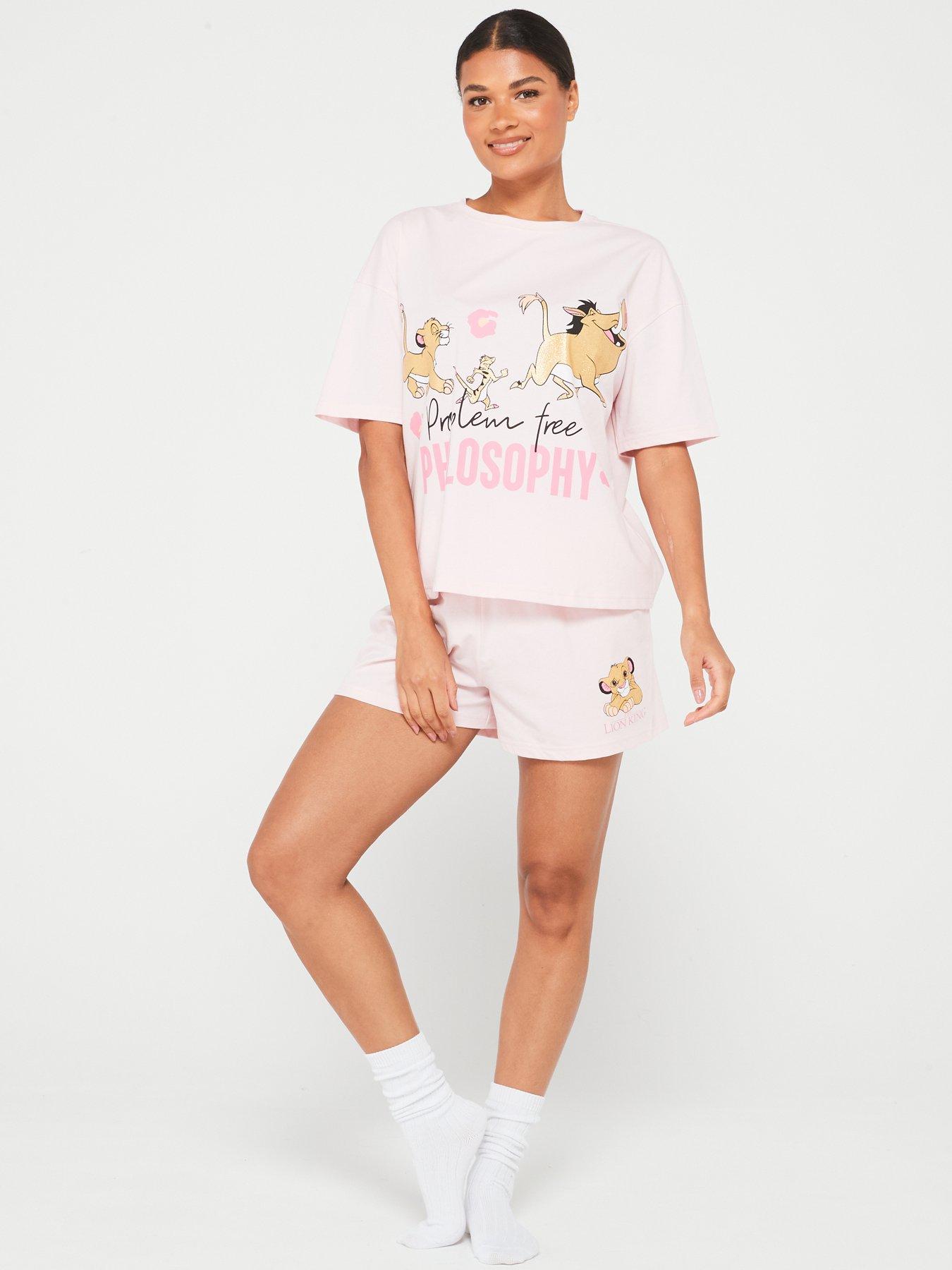 v-by-very-ladies-the-lion-king-short-sleeve-short-pyjama-setback