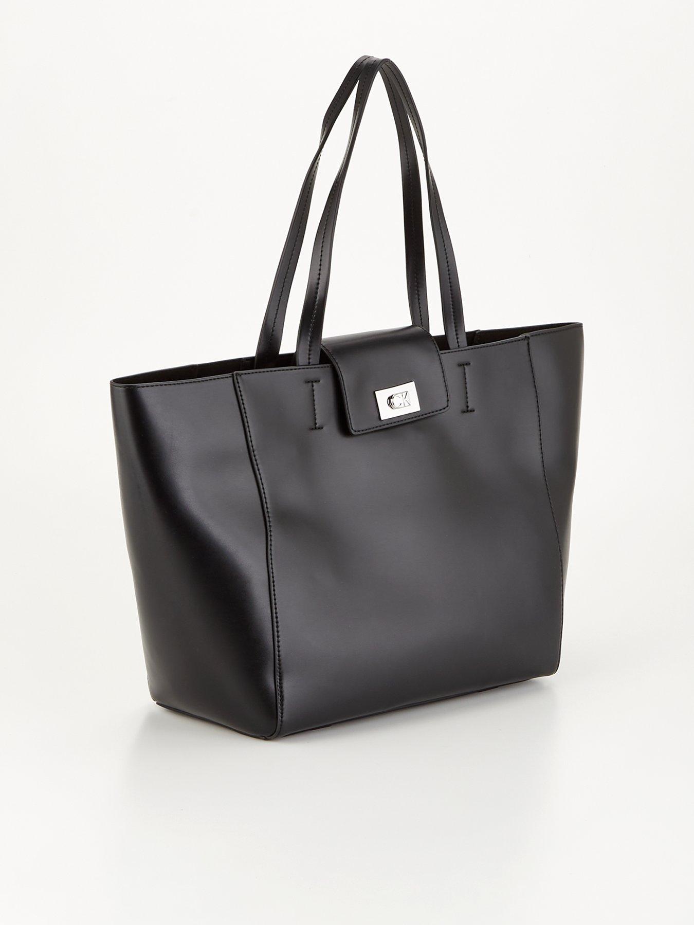 calvin-klein-ck-push-medium-shopper-blackfront