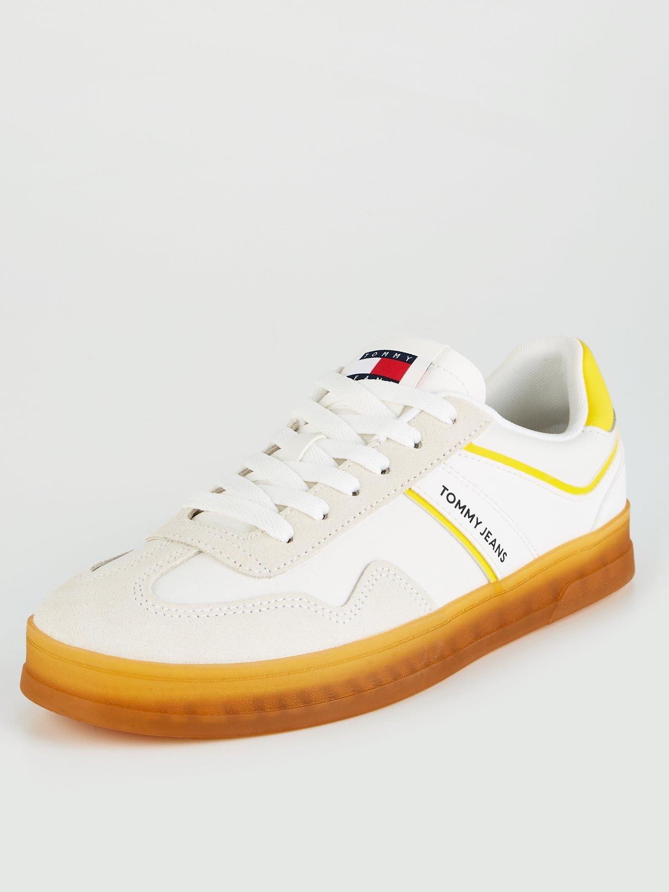 tommy-jeans-leather-court-trainers-whiteyellowstillFront