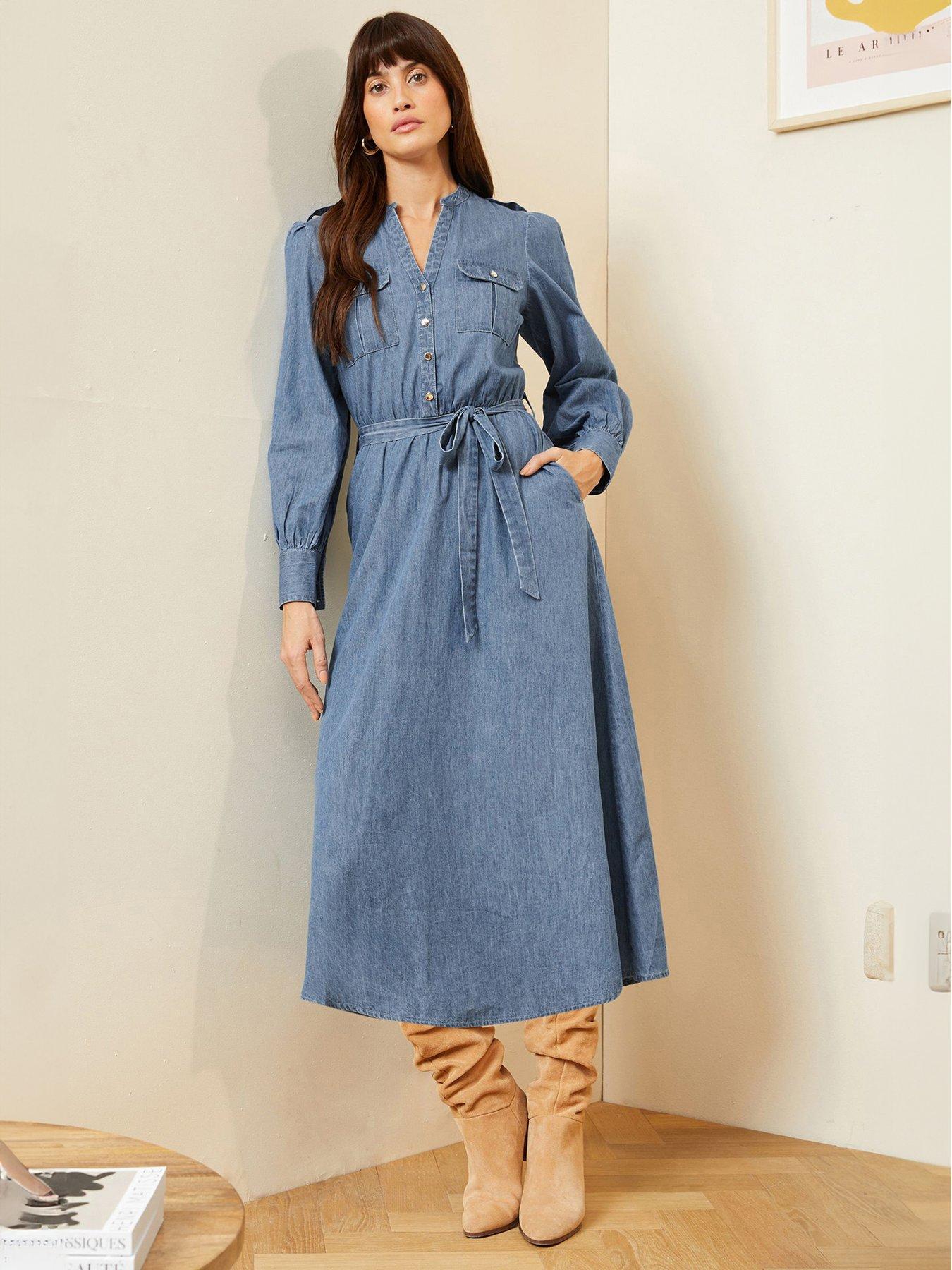 love-roses-long-sleeve-utility-dress-blue