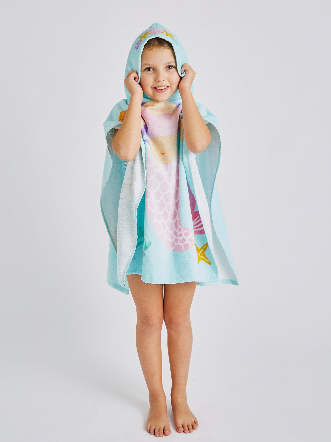 catherine-lansfield-mermaid-hooded-poncho-towelback