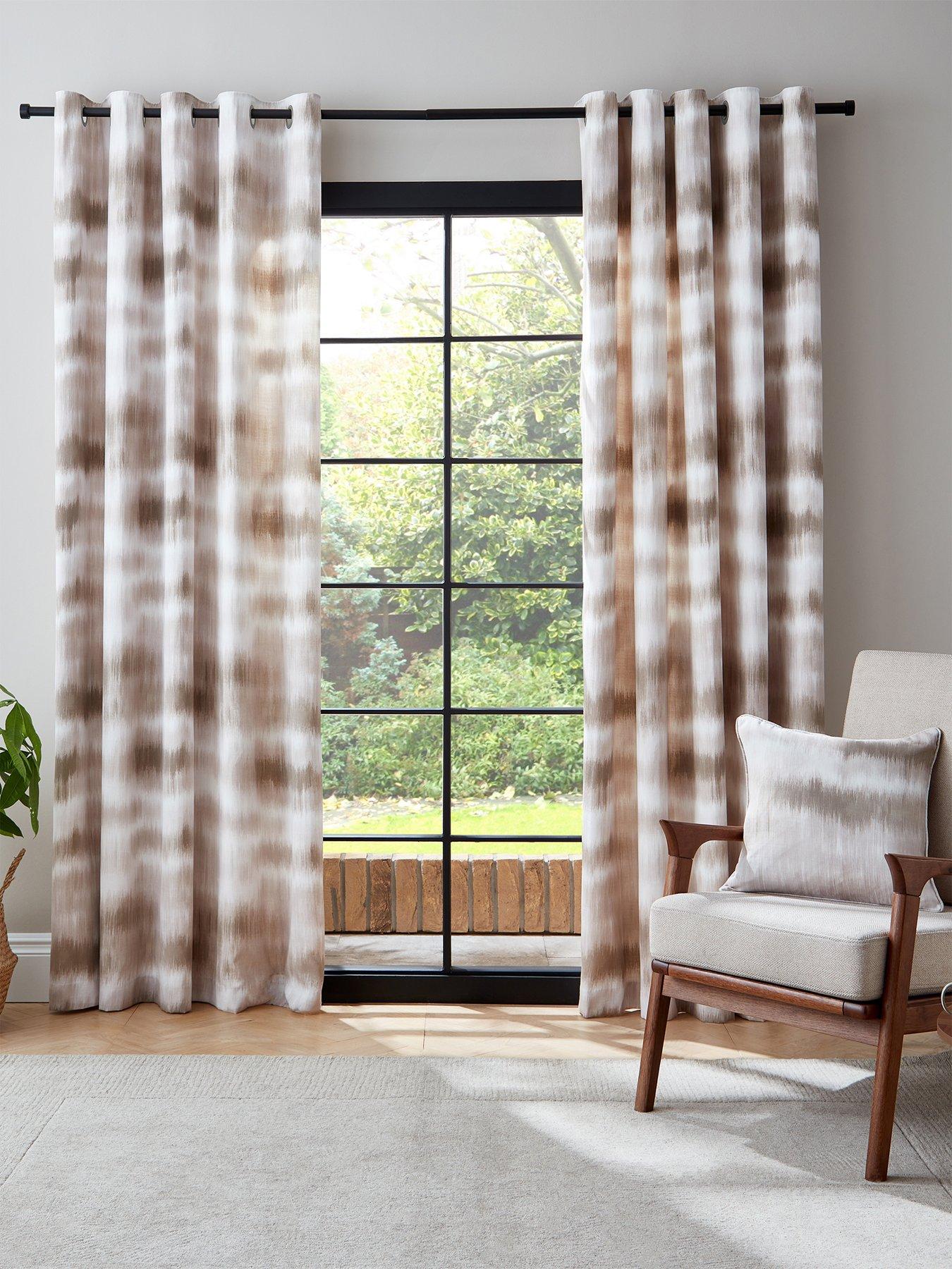 catherine-lansfield-ombre-texture-thermal-eyelet-curtains-naturalstillFront