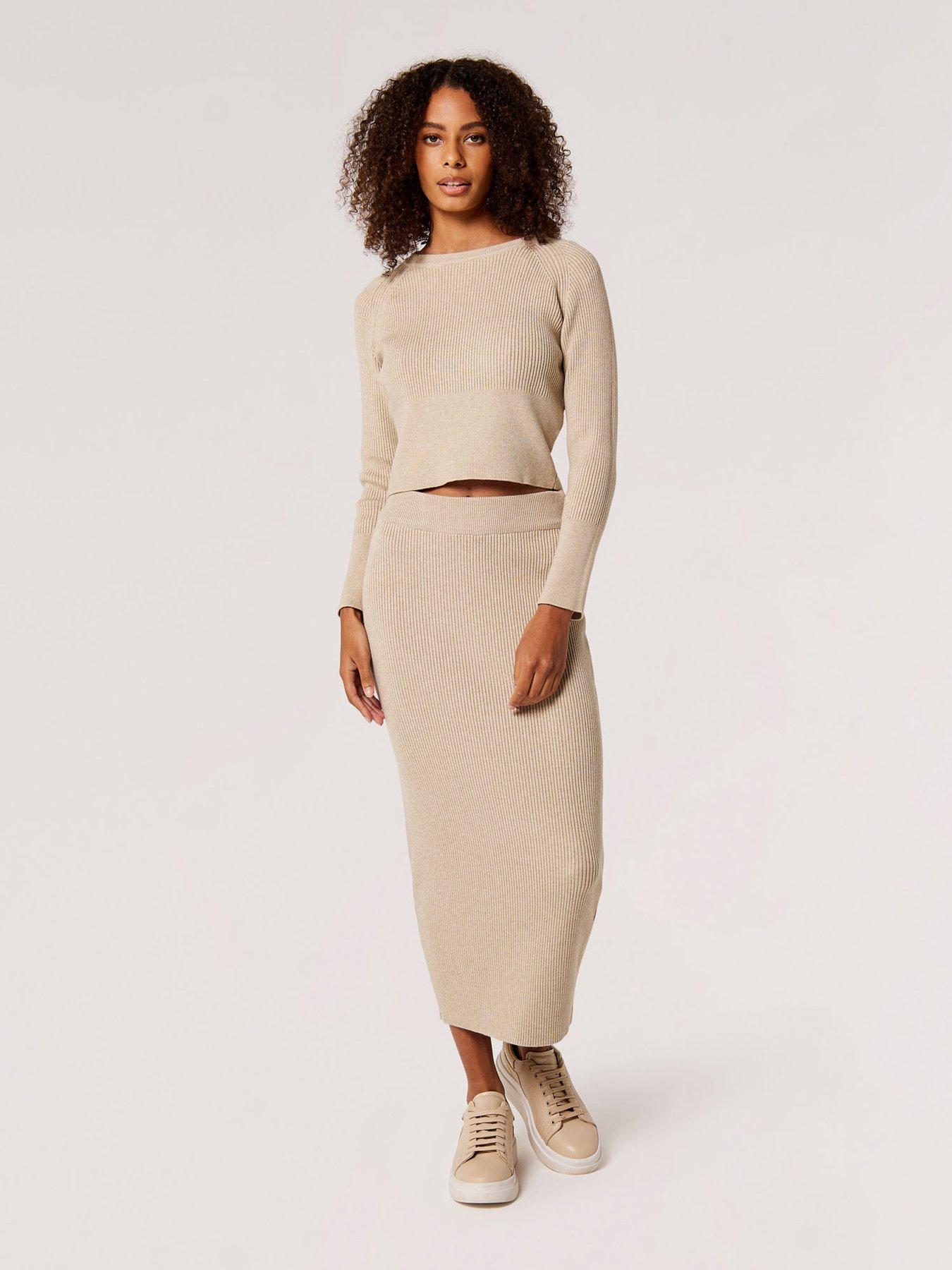 apricot-ribbed-crop-long-sleeve-crew-neck-topback