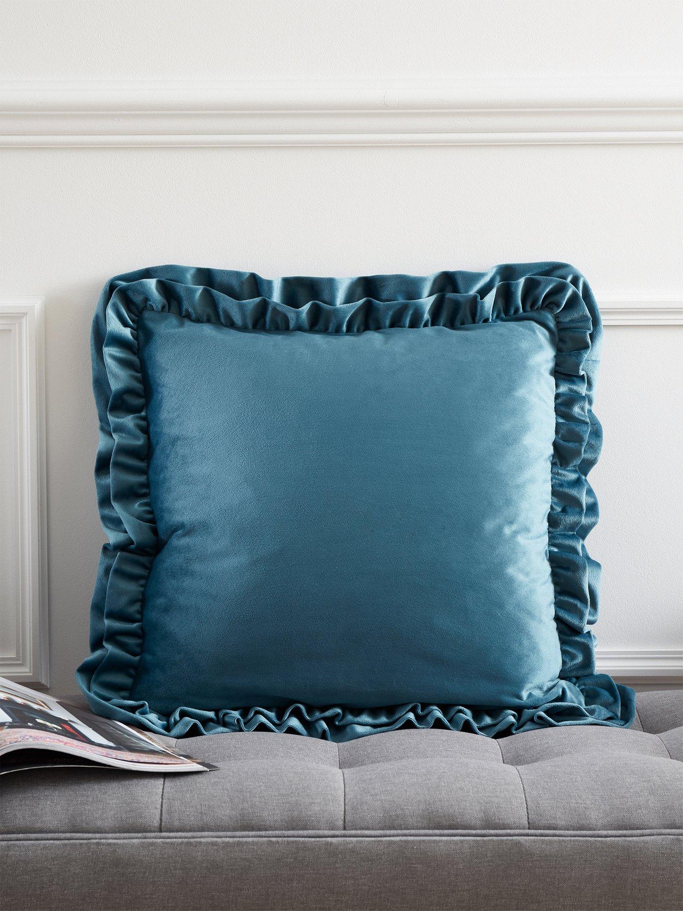 undefined So Soft Velvet Touch Double Frill Cushion