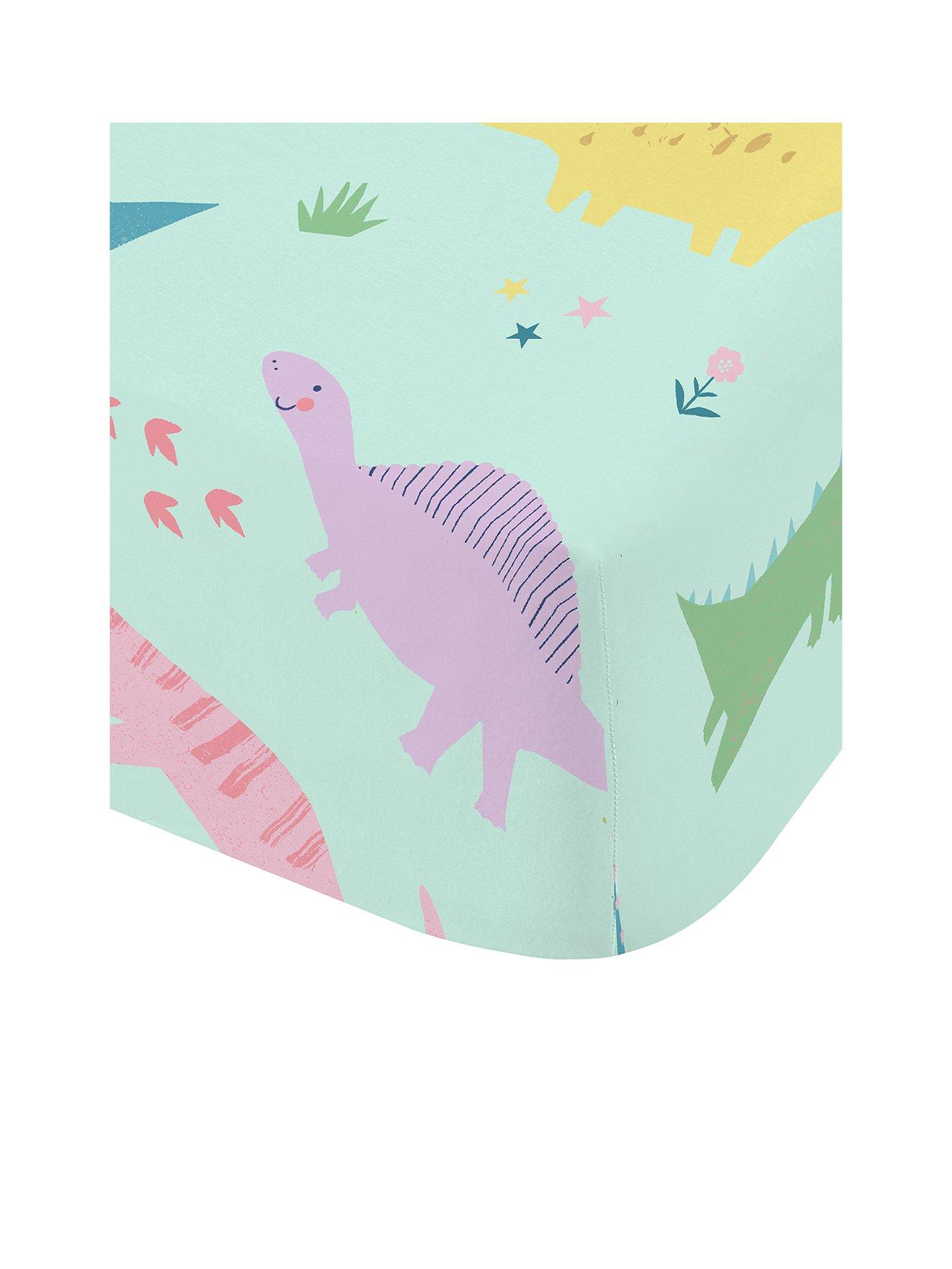 catherine-lansfield-dinosaur-friends-double-size-fitted-sheet-multistillFront