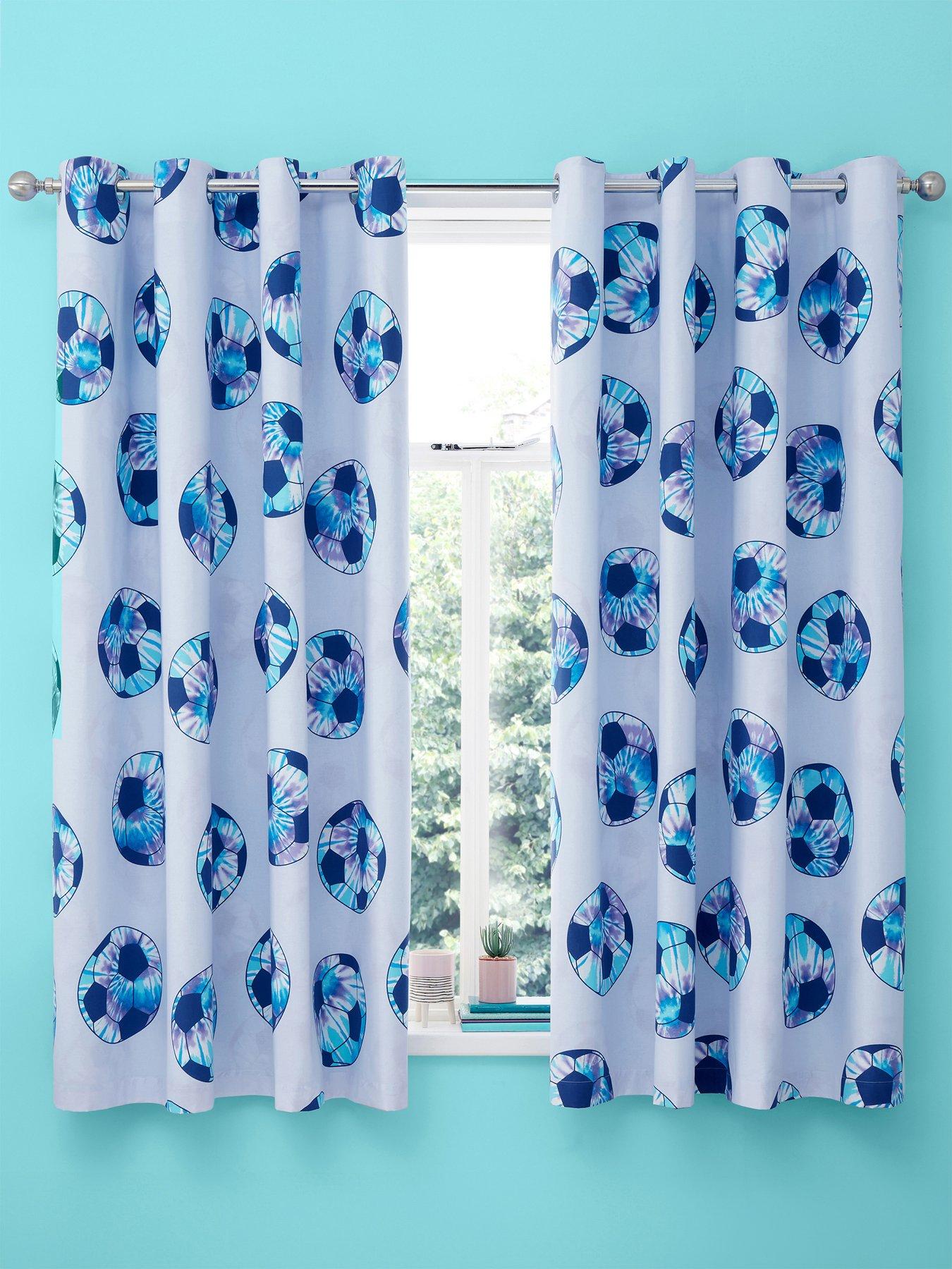 catherine-lansfield-tie-dye-football-reversible-eyelet-curtains